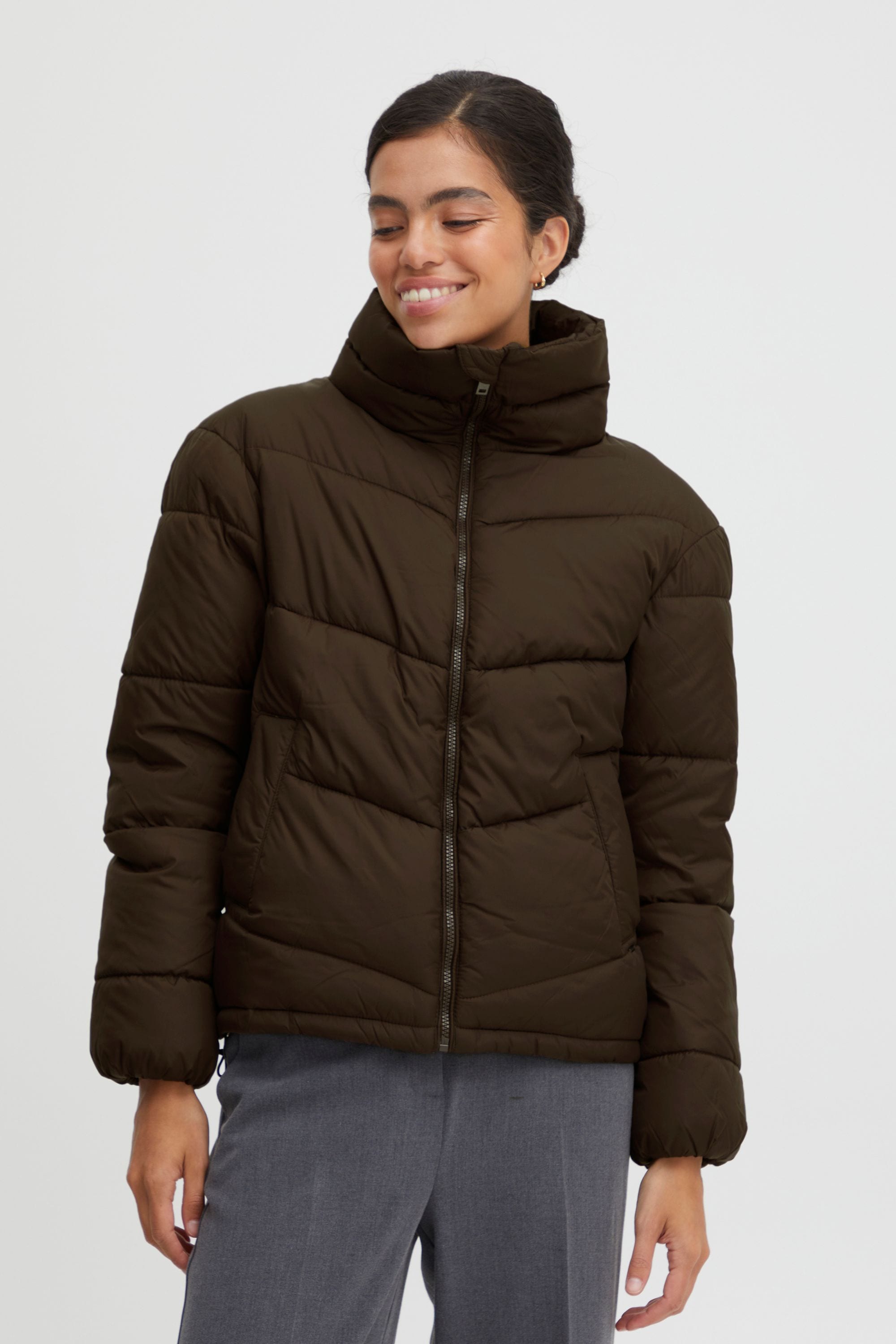b.young Steppjacke »Steppjacke BYBomina«, ohne Kapuze