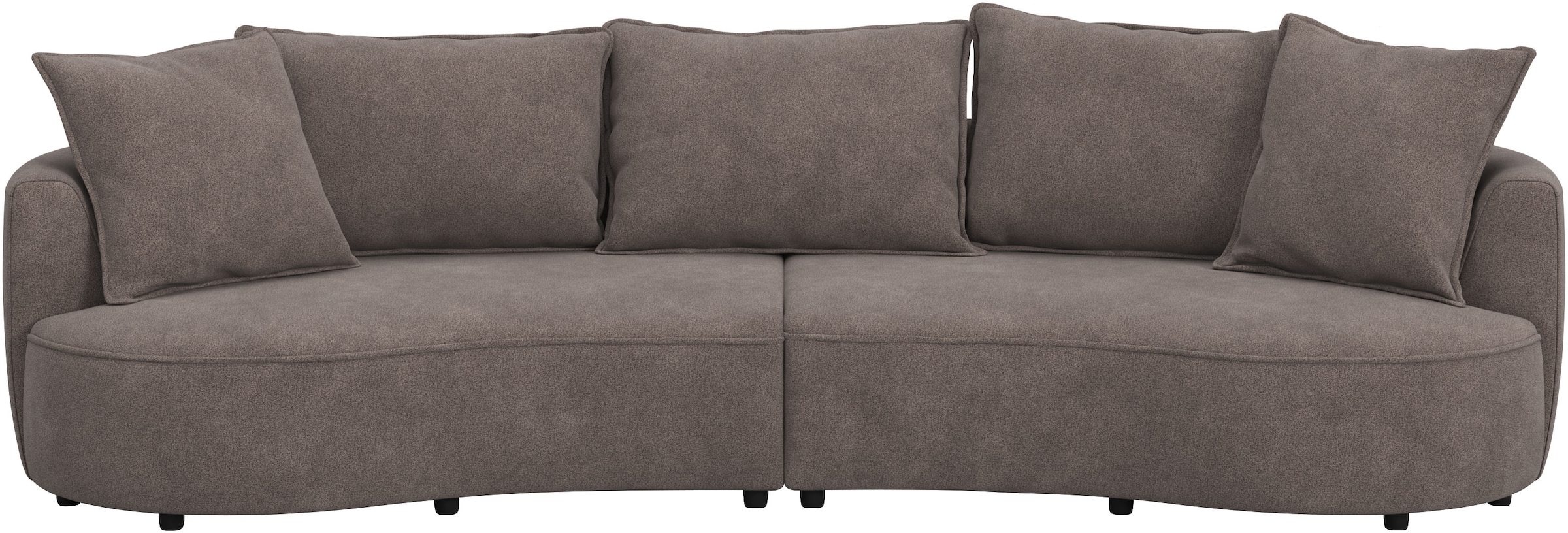 COTTA Loungesofa »Sana, Breite 296 cm« Loungesofa mit Wellenunterfederung