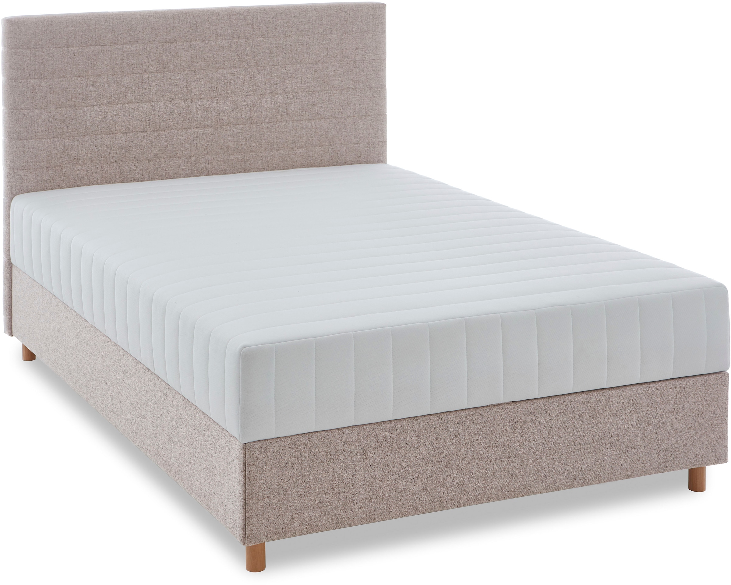 ATLANTIC home collection Stauraumbett »Josie« mit Taschen-Federkernmatratze und Bettkasten