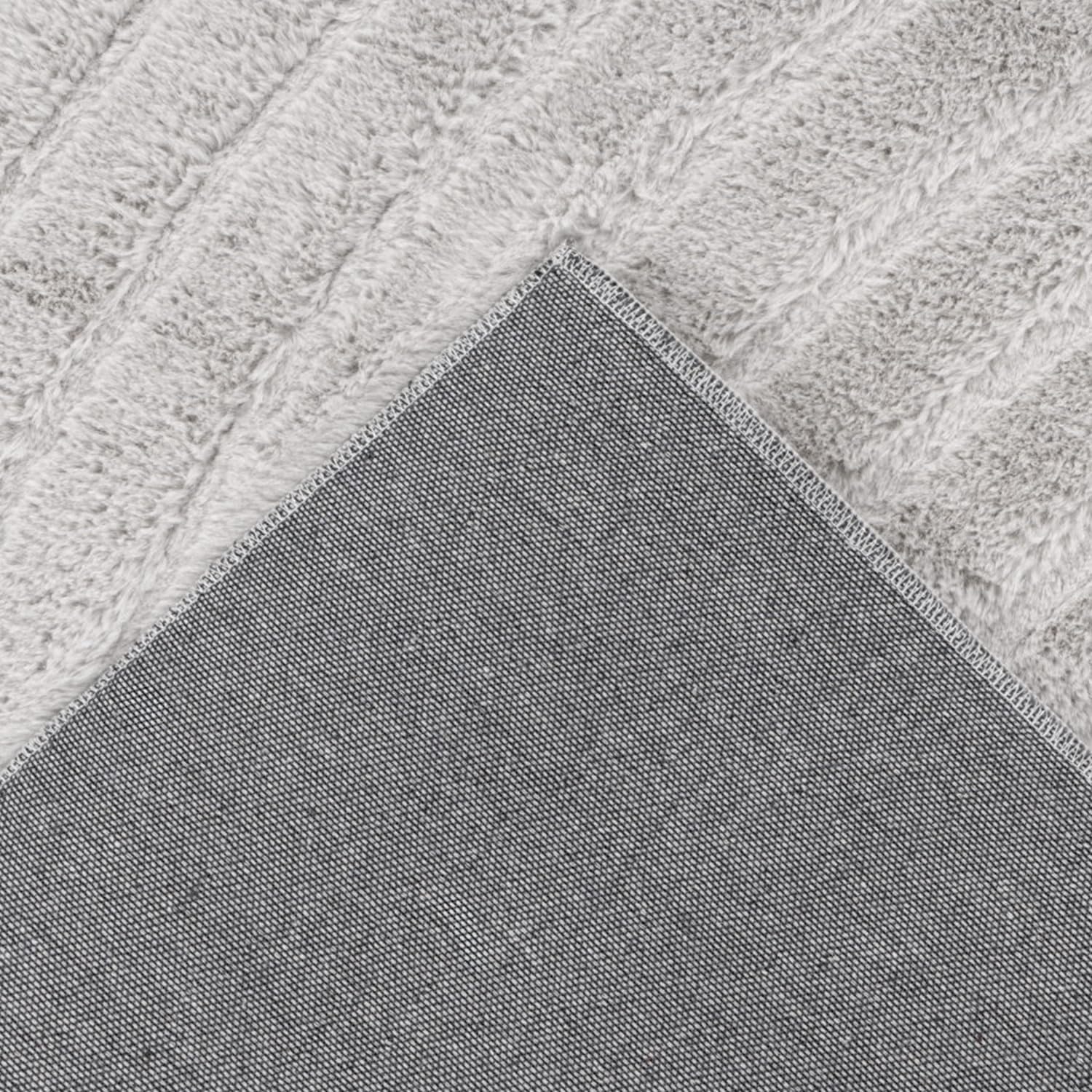 Carpet City Teppich »WAVES 501« rechteckig 12 mm Höhe Kurzflor, Hochtief-Muster/ 3D-Effekt, Uni, Wohnzimmer, Schlafzimmer