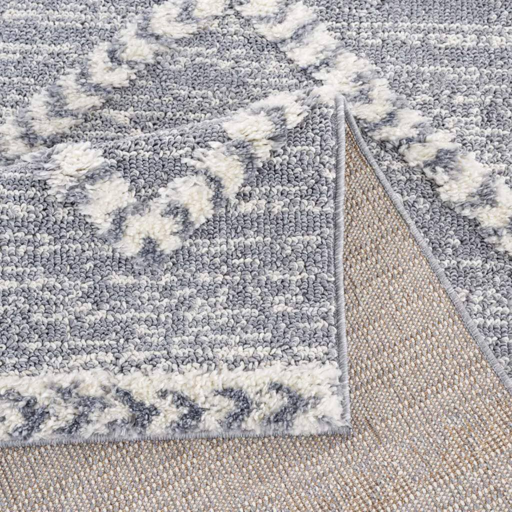 Carpet City Hochflor-Teppich »Focus 3022«, rechteckig, Boho-Teppich, besonders weich, Rauten Design, 3D-Effekt