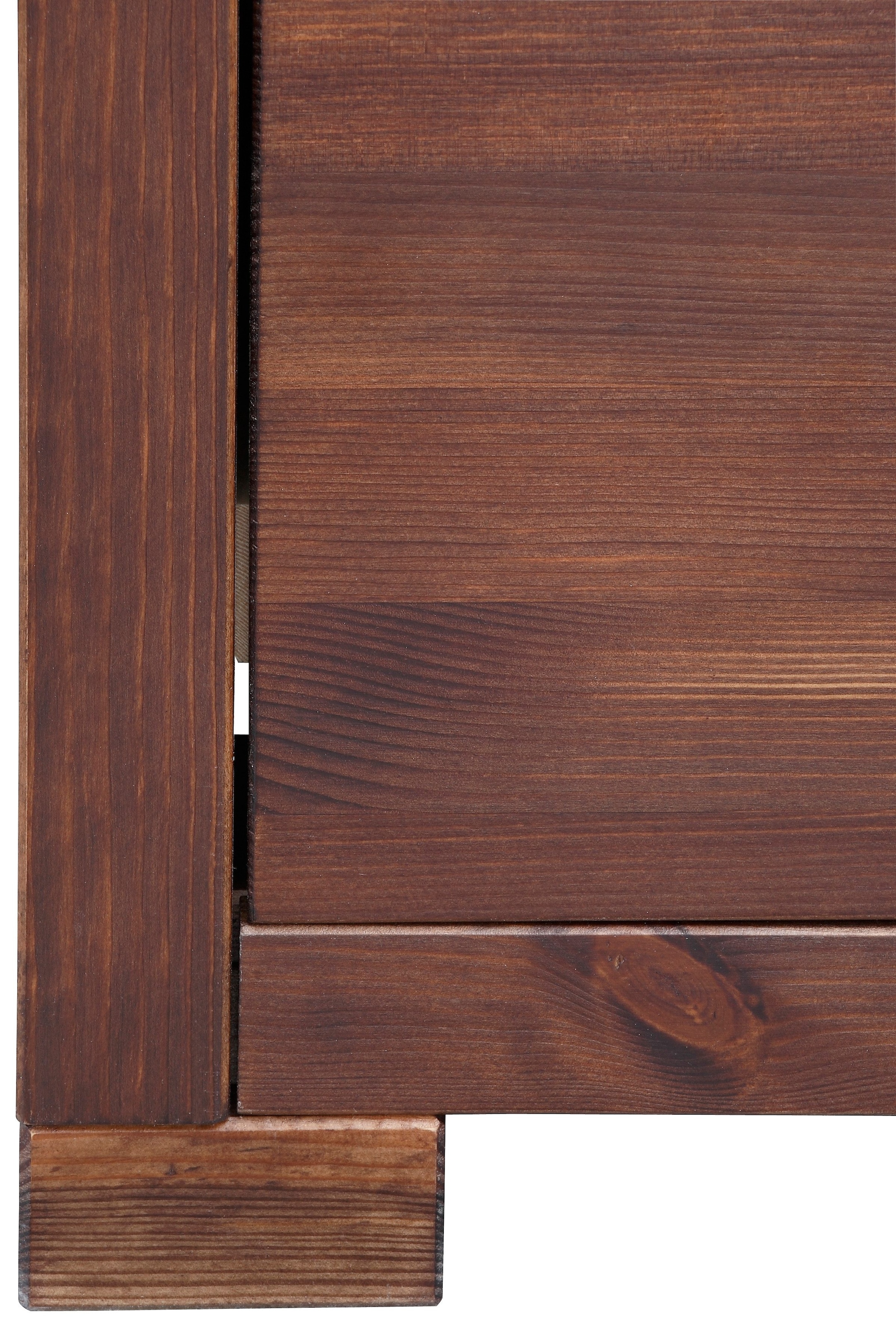 Home affaire Highboard »Gotland«, Vitrine, Breite 101 cm, Türen mit Glaseinsätzen, aus massiver Kiefer