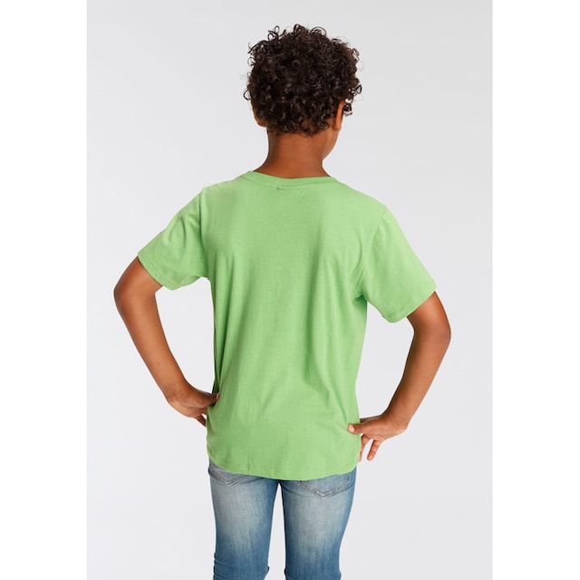 KIDSWORLD T-Shirt »TOMORROW IS TOO LATE«, Spruch bei