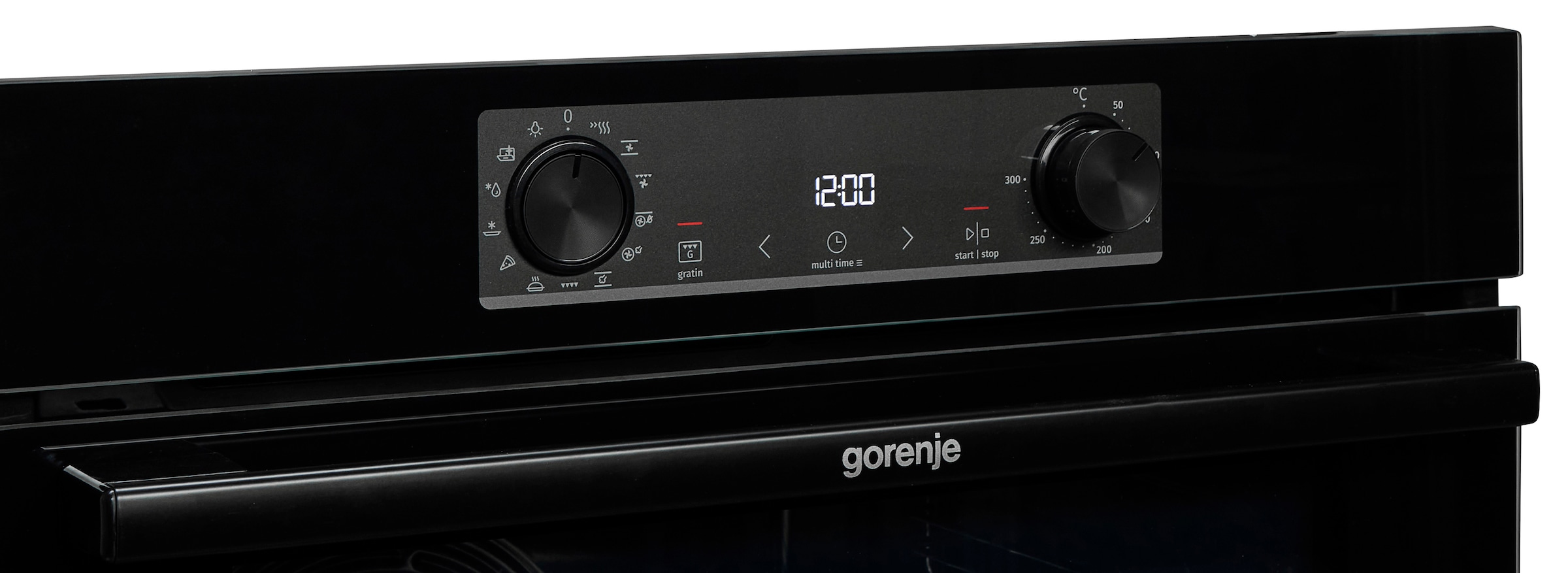 GORENJE Backofen-Set »BOS6737E13BGOT« mit 1-fach-Teleskopauszug Aqua Clean Set,  Pizzafunktion mit 300 °C – perfekt für Pizza, Focaccia und mehr!