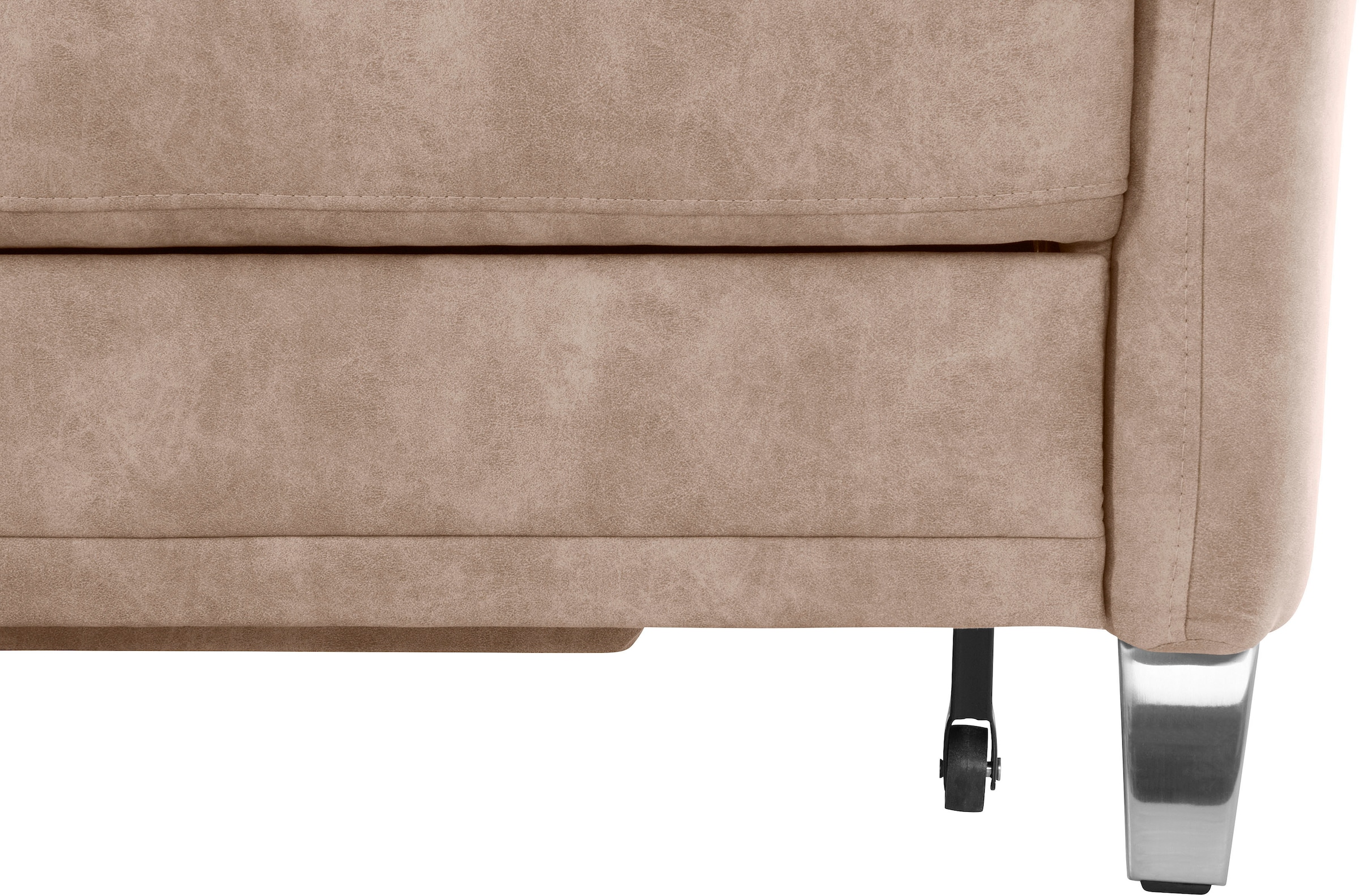 sit&more Ecksofa »Clio L-Form«, wahlweise mit Bettfunktion und Bettkasten, inklusive Federkern