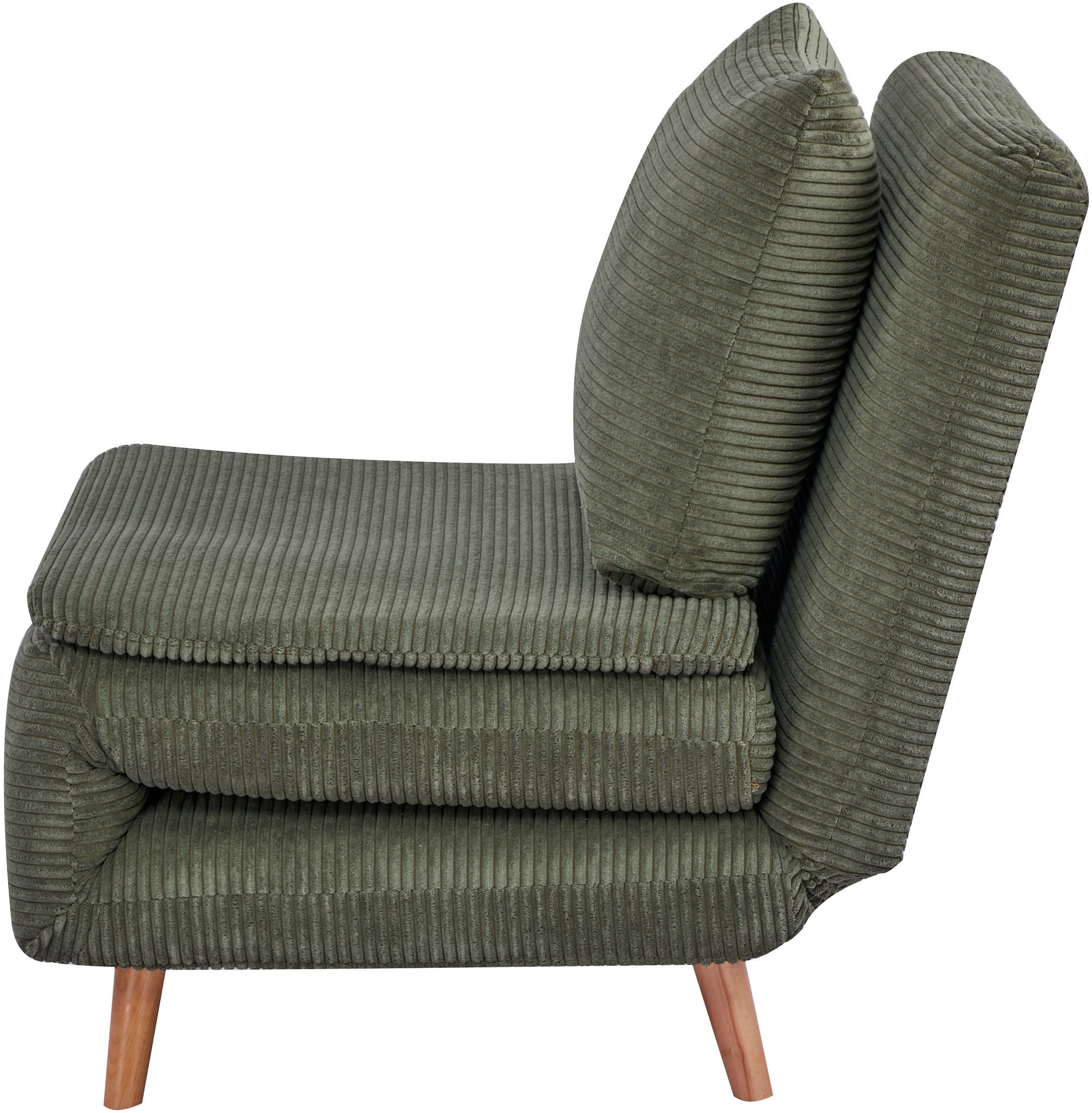 OTTO home Sessel »AINSLEY  - OTTO. Verlässliche Qualität.« wandelbar zum Gästebett, Schlafliege, Webstoff u. Cord-Bezug