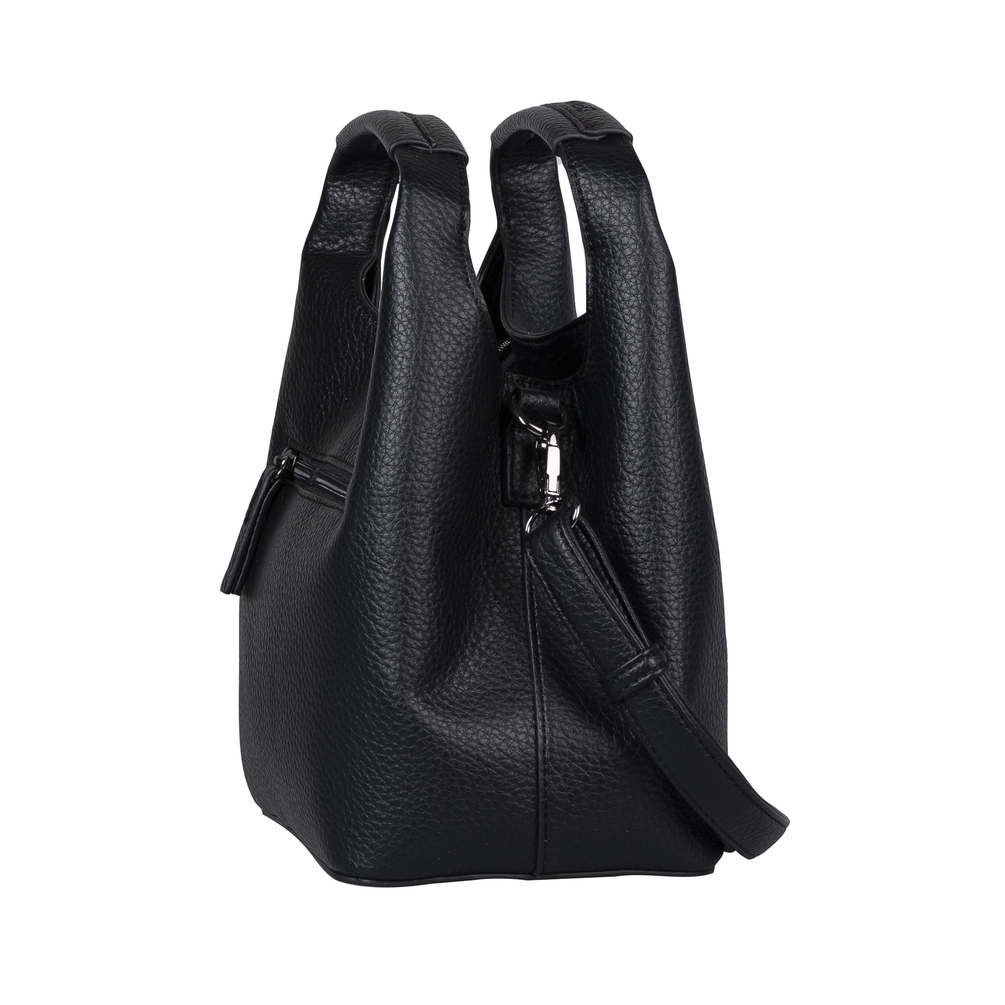TOM TAILOR Denim Hobo »Luara«, aus genarbtem Lederimitat ina aktuellen Trendfarben