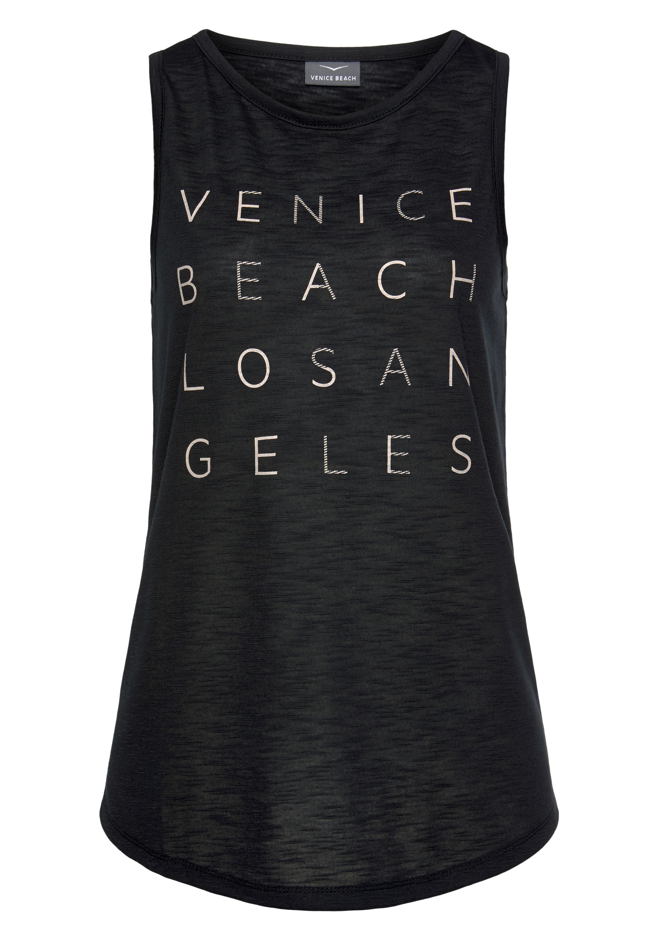 Venice Beach Tanktop, mit Logoprint, Tanktop