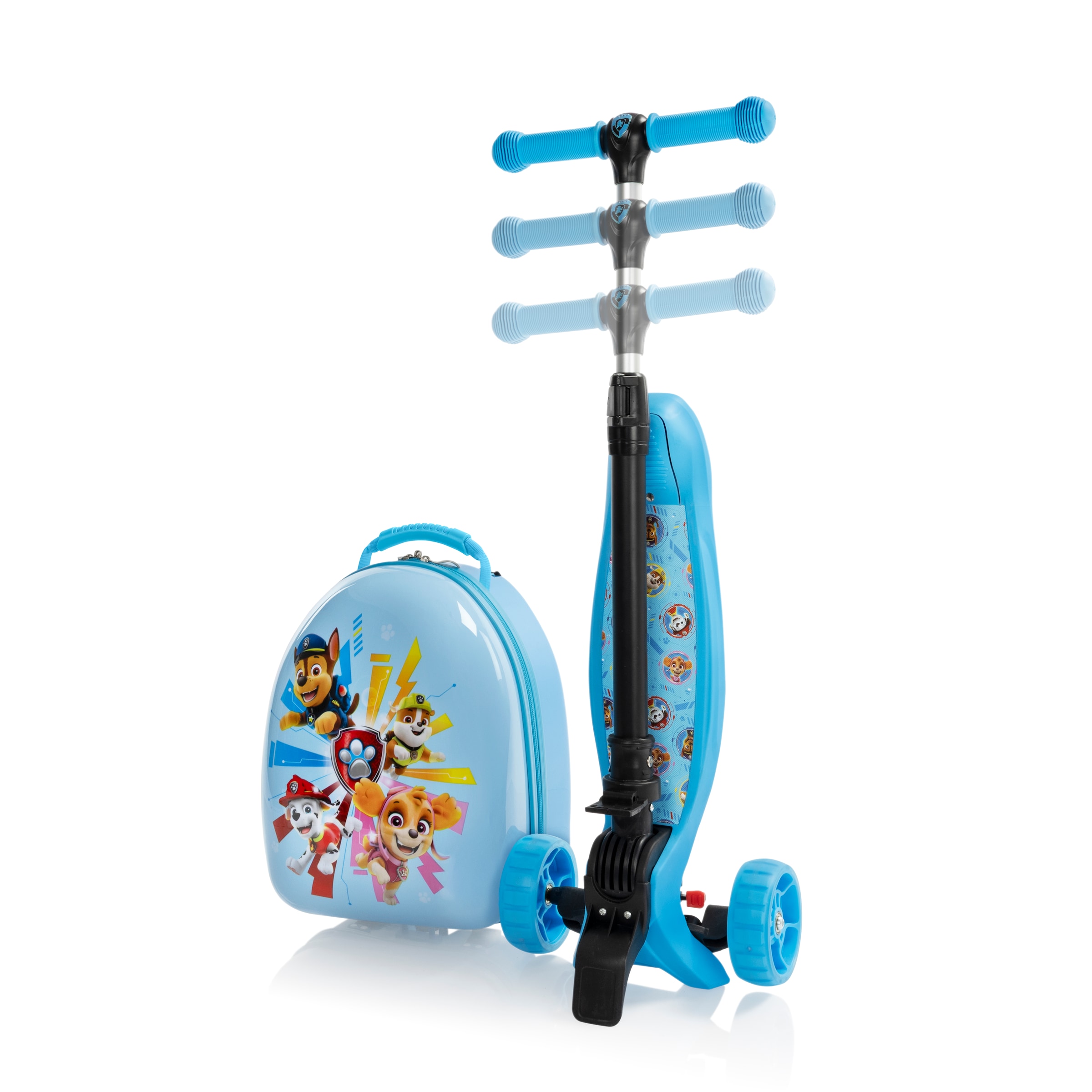 Heys Kinderkoffer »Heys Turbo Tots Scooter« Kindertrolley, Reisekoffer, handgepäcktauglich mit Paw Patrol Motiv