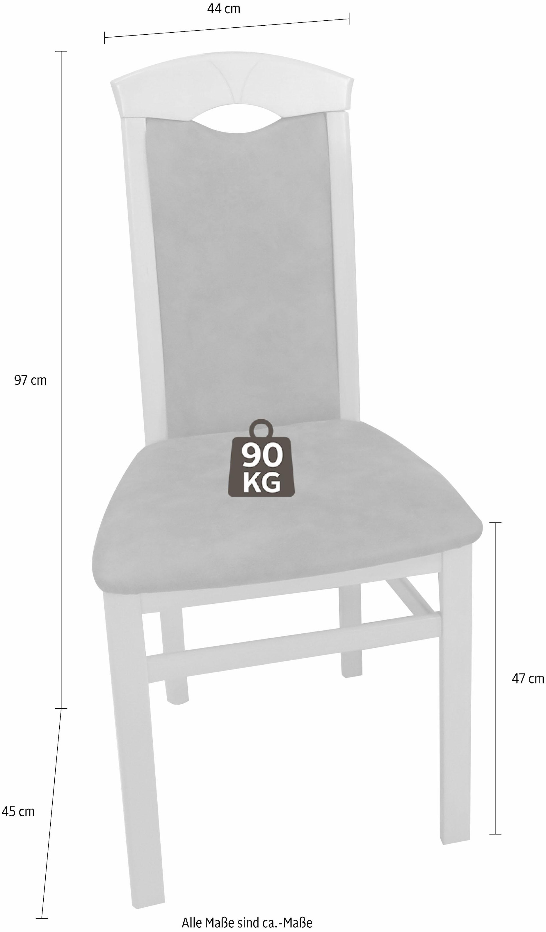 Home affaire 4-Fußstuhl (Set) 2 Stk.