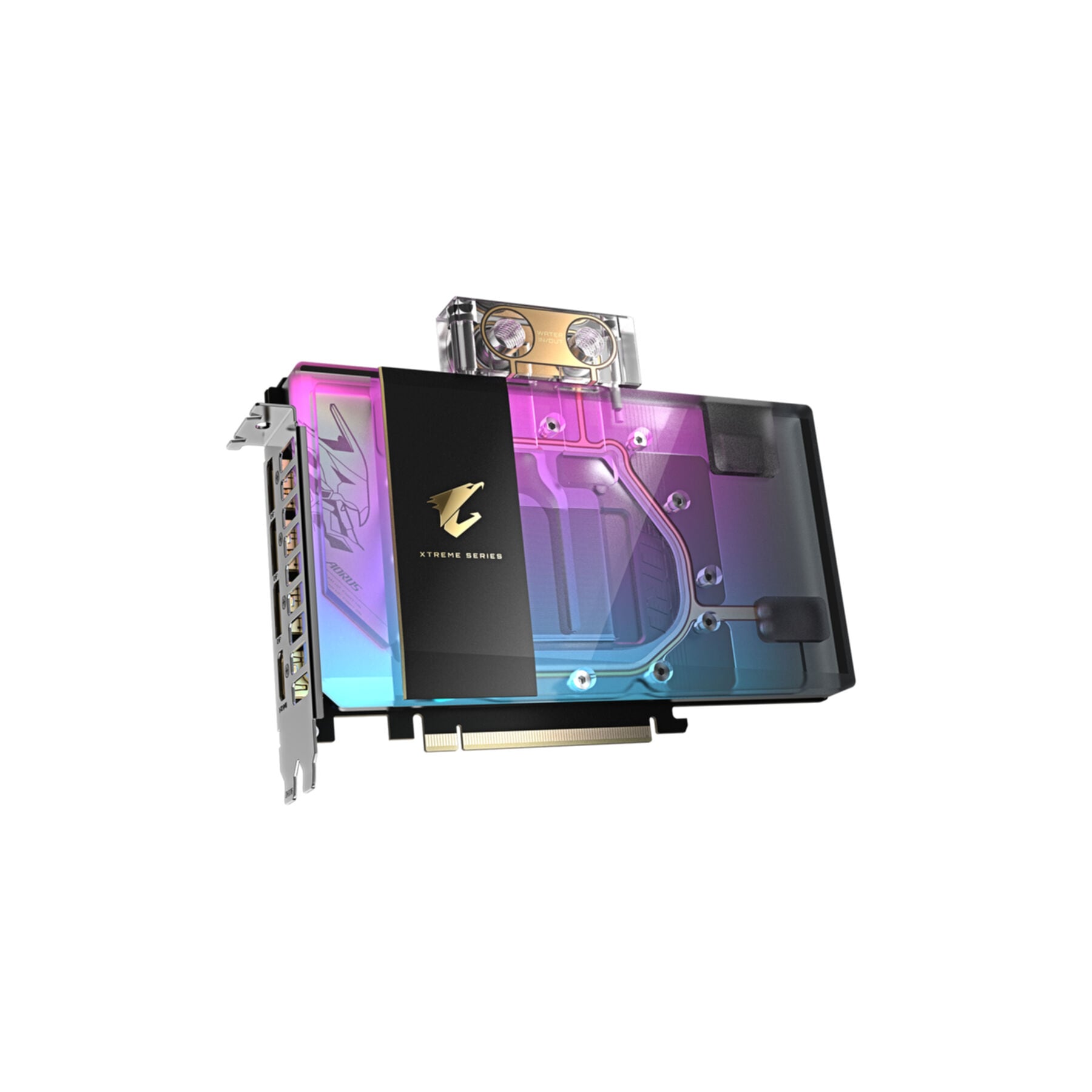 Gigabyte Grafikkarte »AORUS GeForce RTX 5080 XTREME WATERFORCE WB 16G Grafikkarte - 16GB GDD«