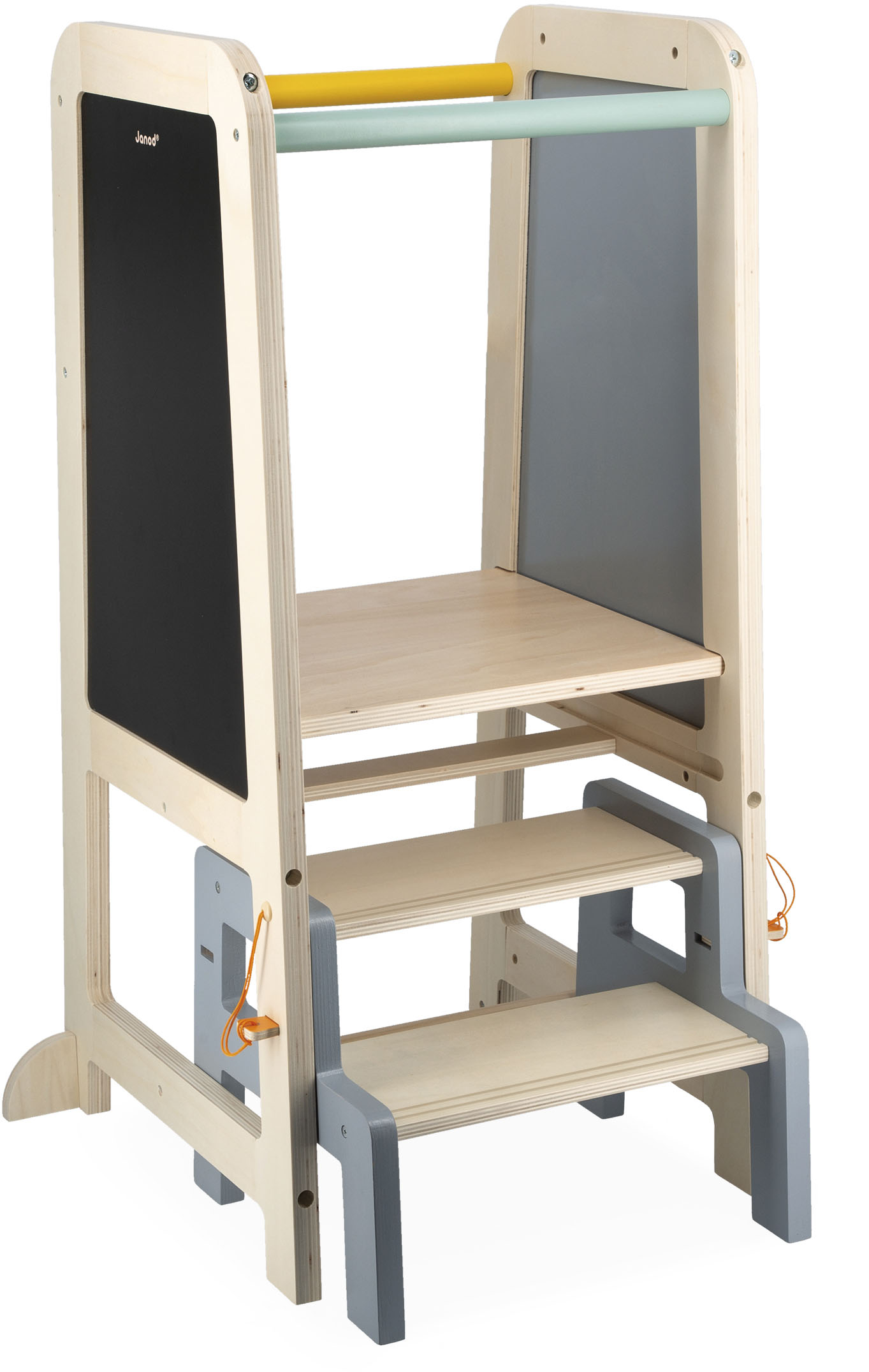 Stehhilfe »Lernturm mit Schiefertafel«, und abnehmbarem Tritthocker