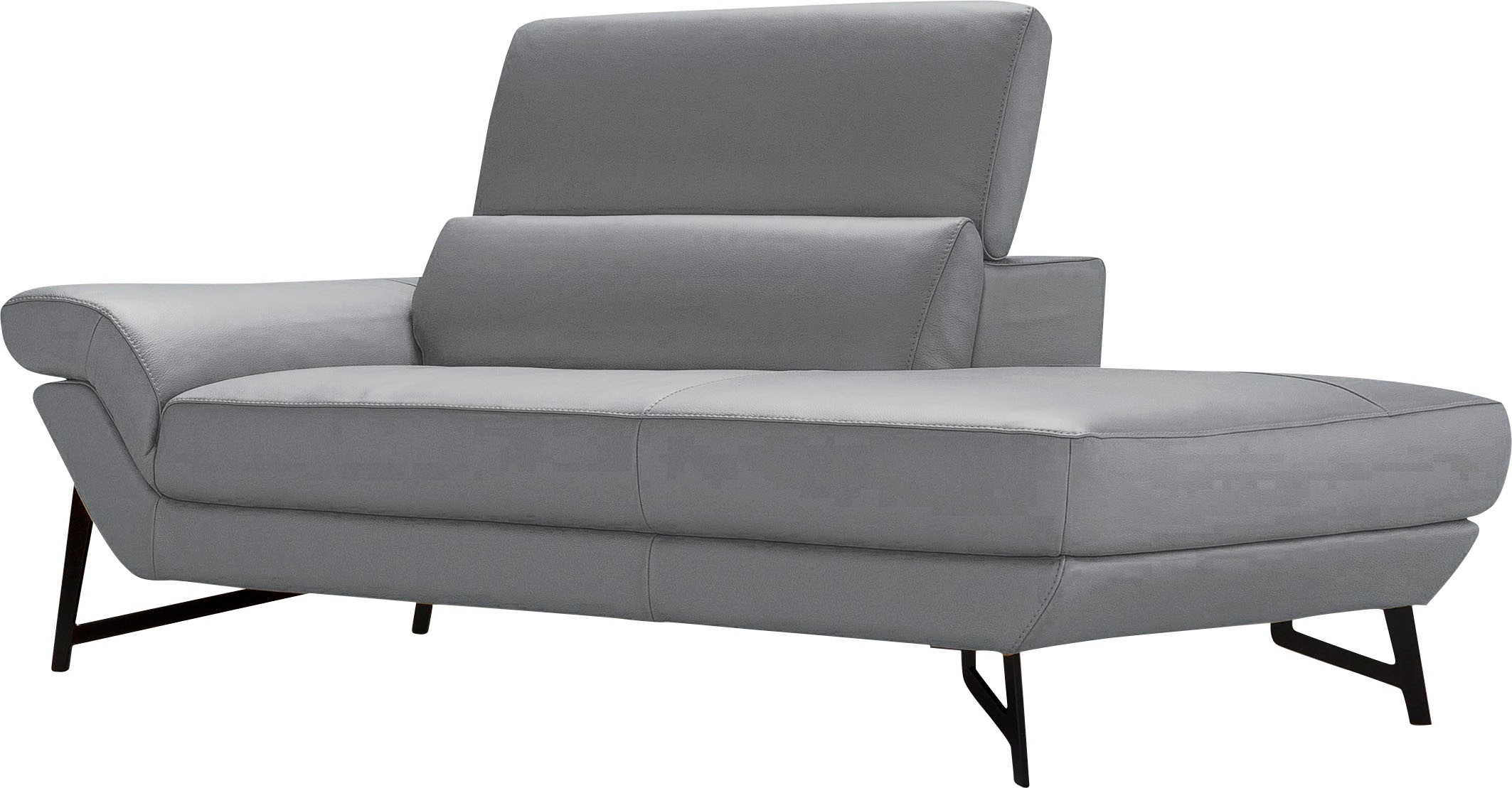 Egoitaliano Ottomane »Narcisa, Designsofa«, mit verstellbarer Kopfstütze, Solitärmöbel als Blickfang