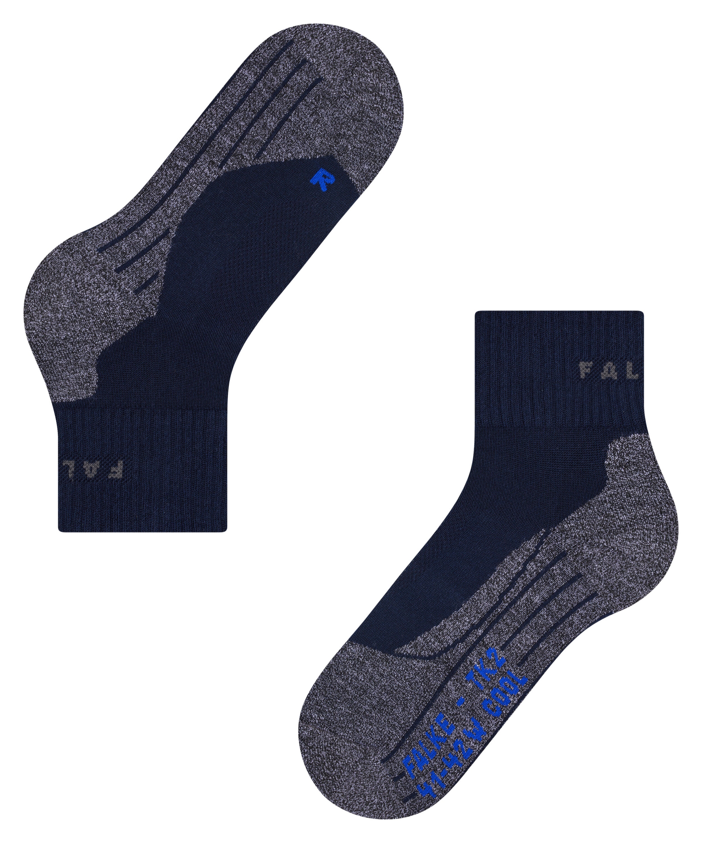FALKE Wandersocken »TK2 Explore Cool Short« hoher Komfort im Mittelgebirge, schnelltrocknend, atmungsaktiv
