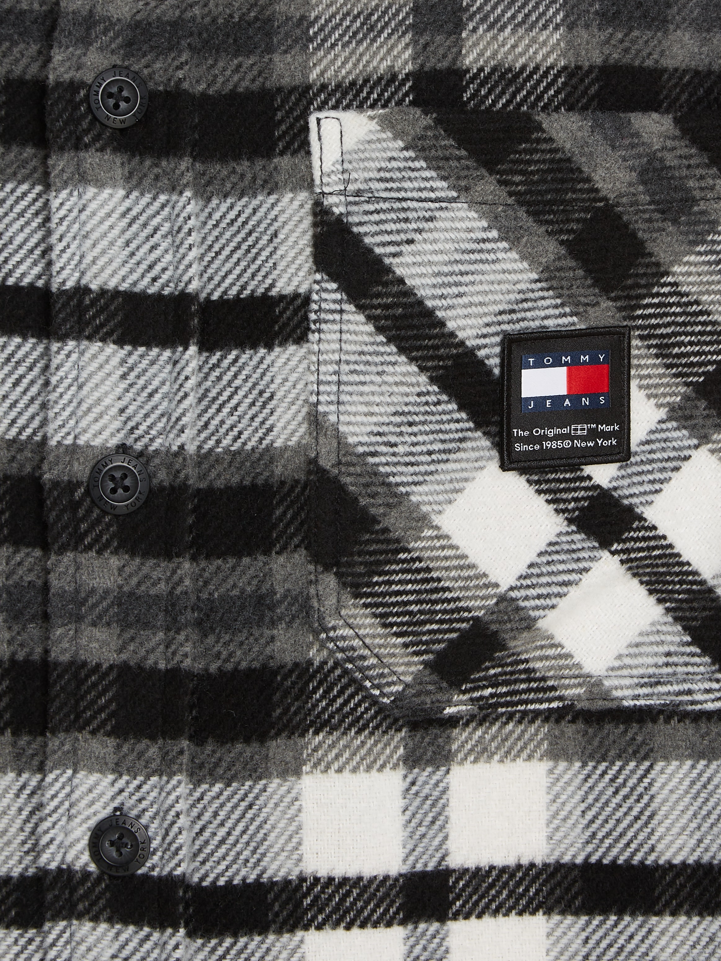 Tommy Jeans Plus Fleecehemd »TJM FLEECE LINED CHECK SHIRT EXT«