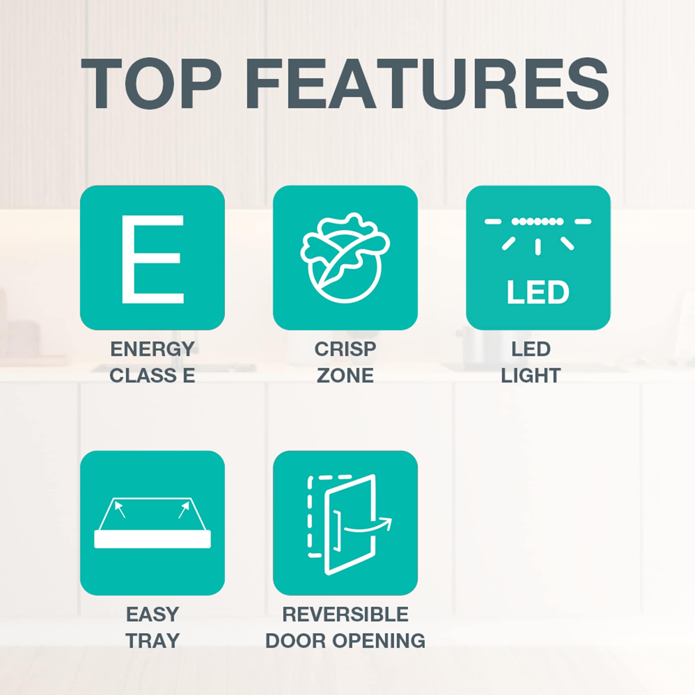 GORENJE Kühl-/Gefrierkombination »RK4182PW4«, LED-Innenbeleuchtung, CrispZone, Eco-Modus