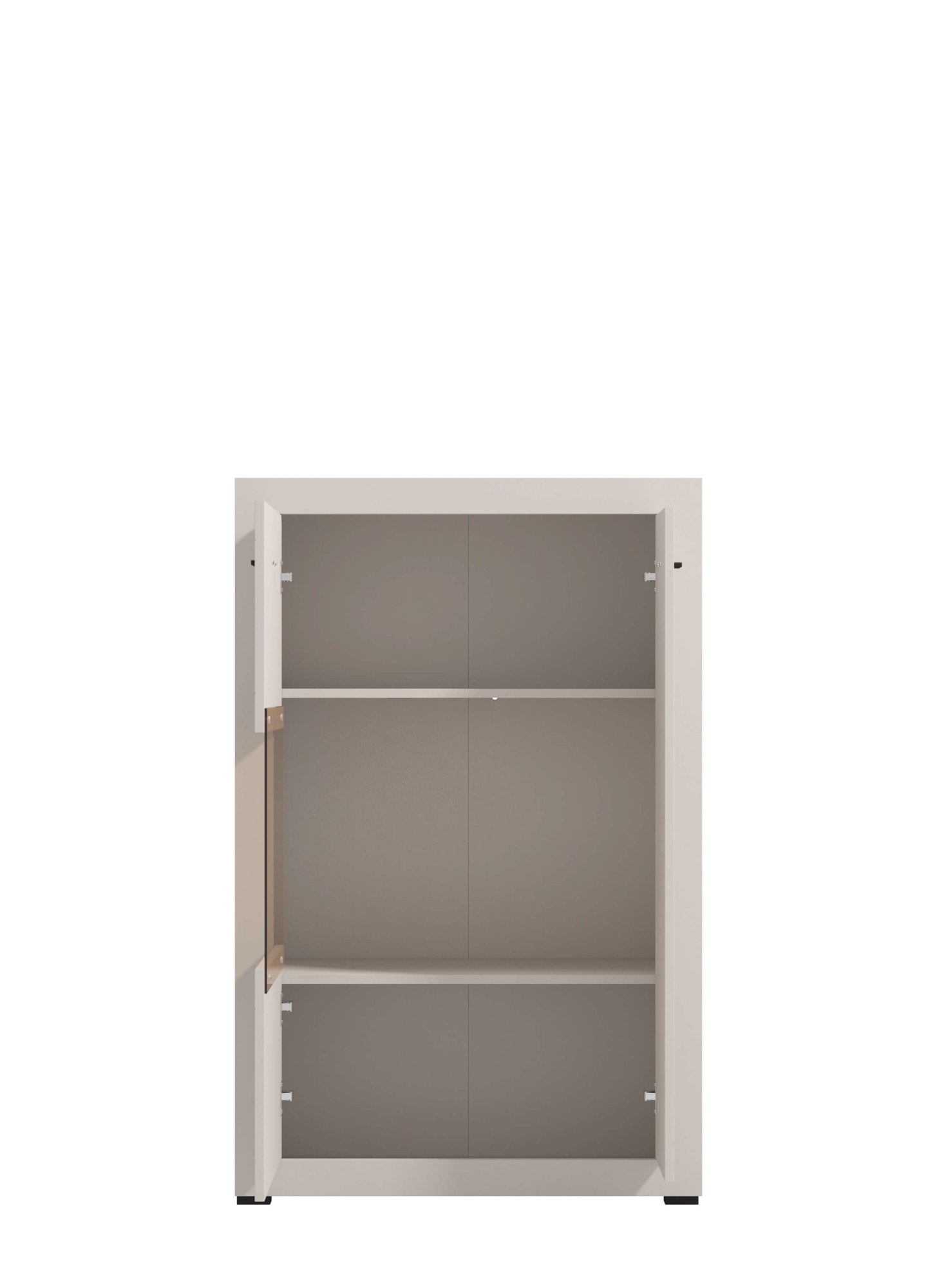 Home affaire Highboard »Warwick, Hochkommode, Vitrine, Glasvitrine, Kombi-Highboard« Modernes Highboard: Kaschmir-Dekor, 2 Türen, Heißfolienprägung