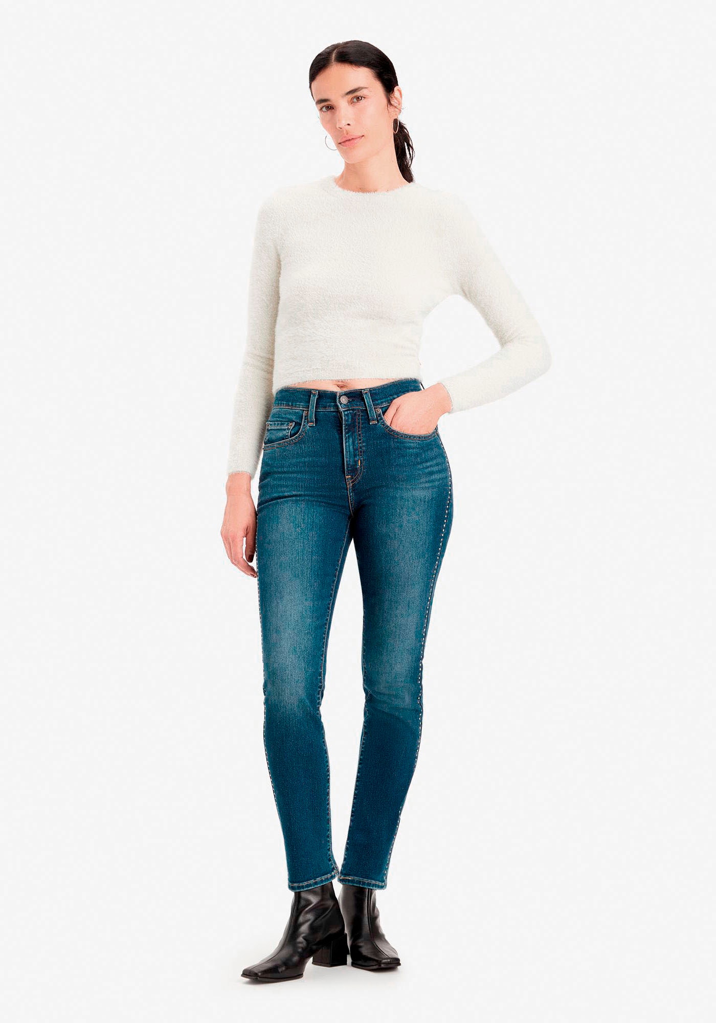Levi's® High-waist-Jeans »724 HIGH RISE STRAIGHT«