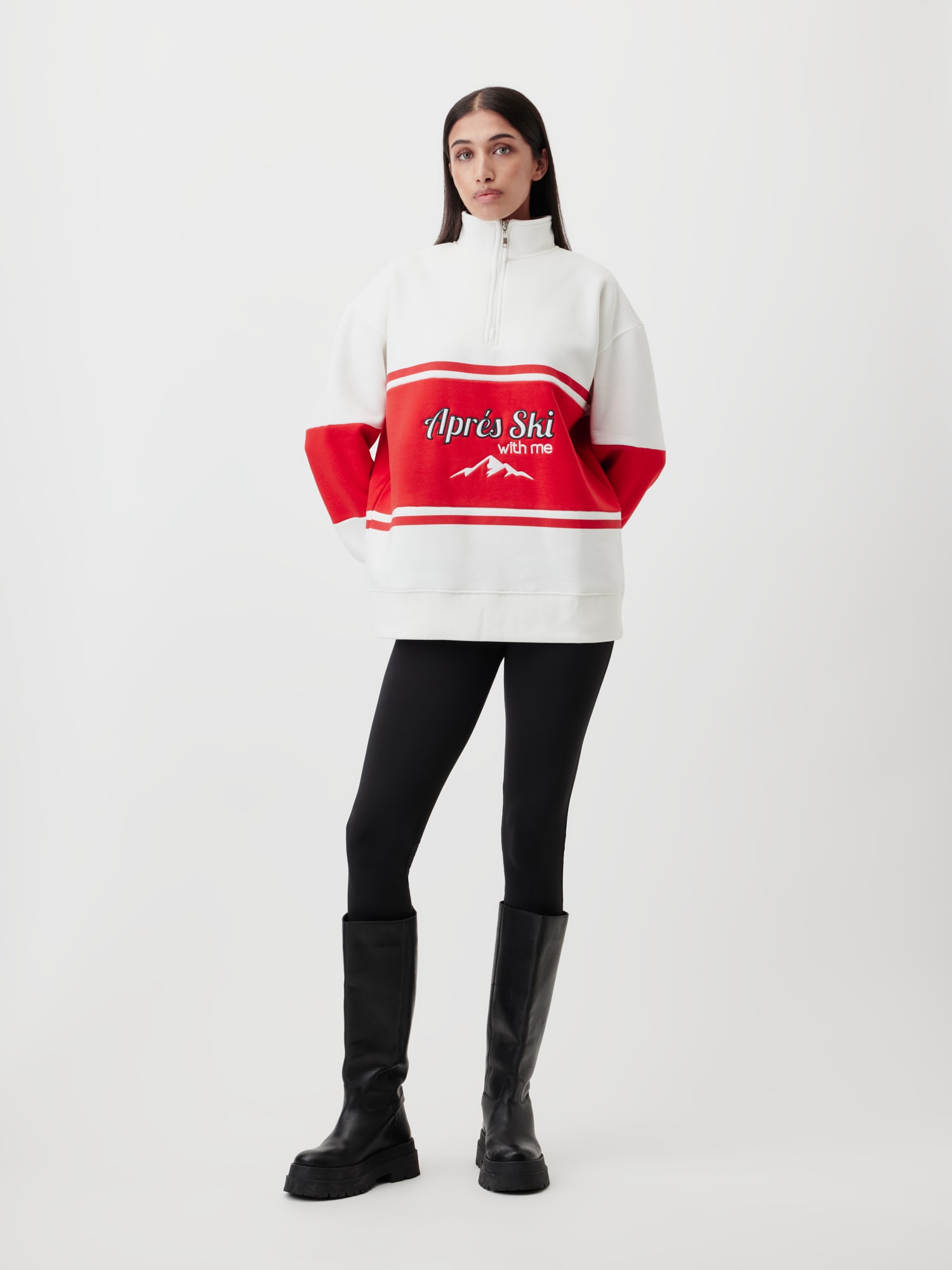 LeGer Sweatshirt »Jenny, LeGer by Lena Gercke«, Stehkragen mit Reißverschluss
