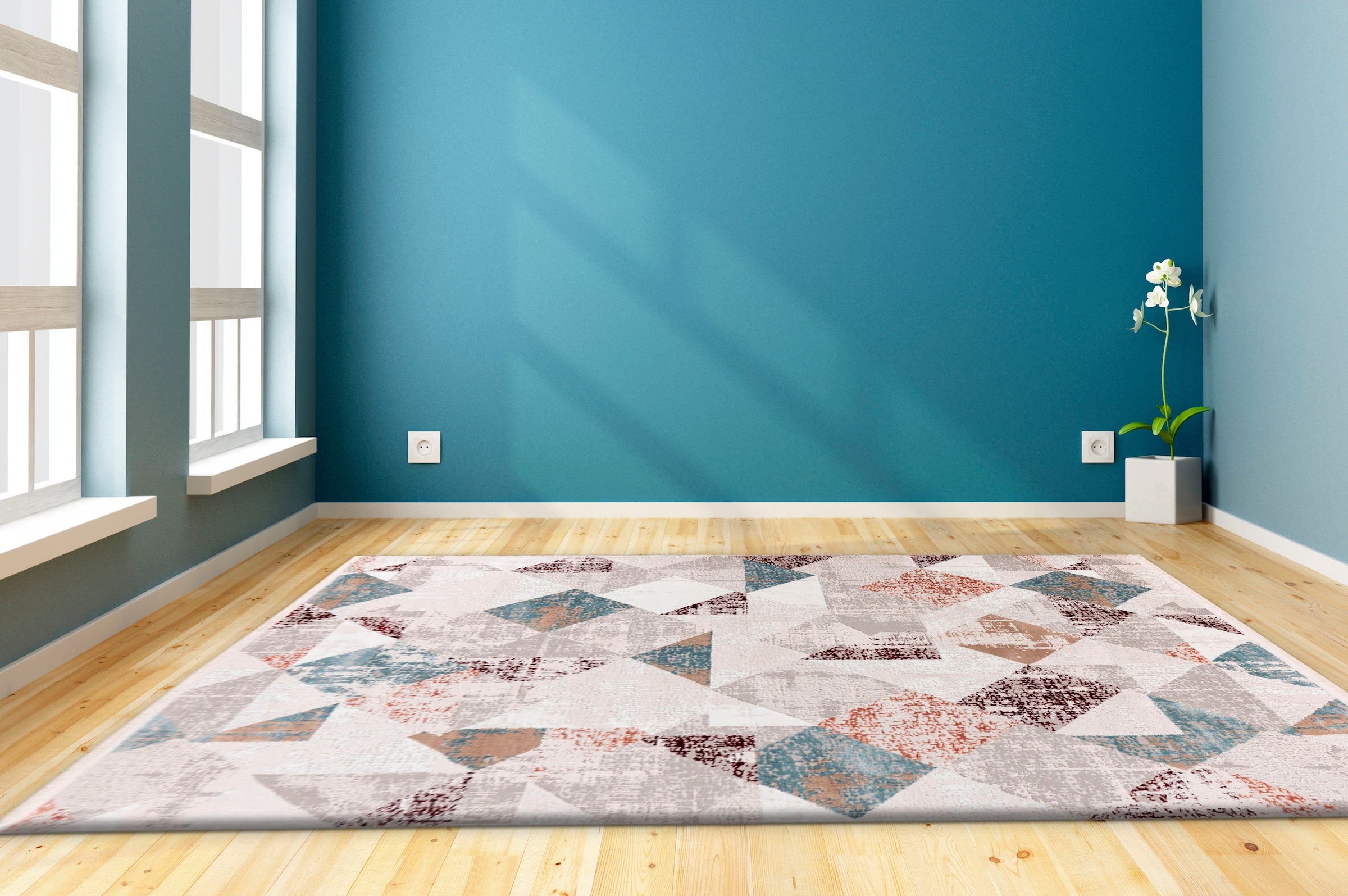 Home affaire Teppich »Samuel«, rechteckig, 12 mm Höhe, Vintage Design, Wohnzimmer kaufen