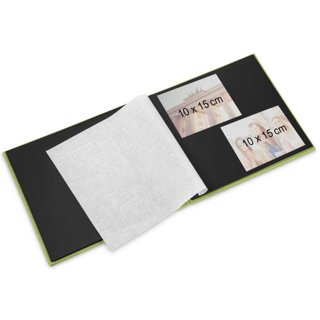 Hama Fotoalbum »Spiral-Album "Fine Art", 28X24 cm, 50 schwarze Seiten, Gelb Foto-Album«