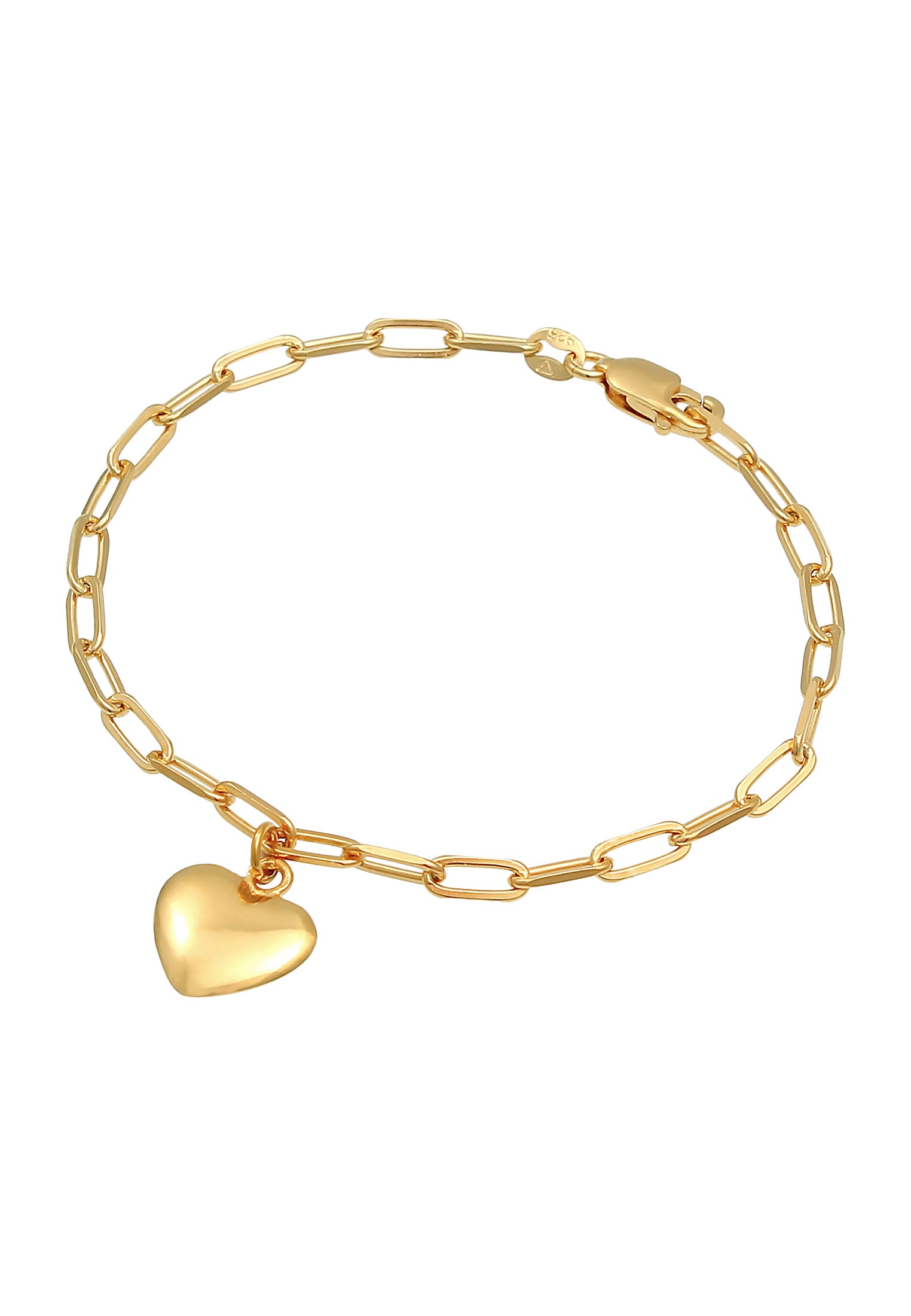 Elli Armkette »Armband Herz Liebe Trend Romantik 925 Silber«