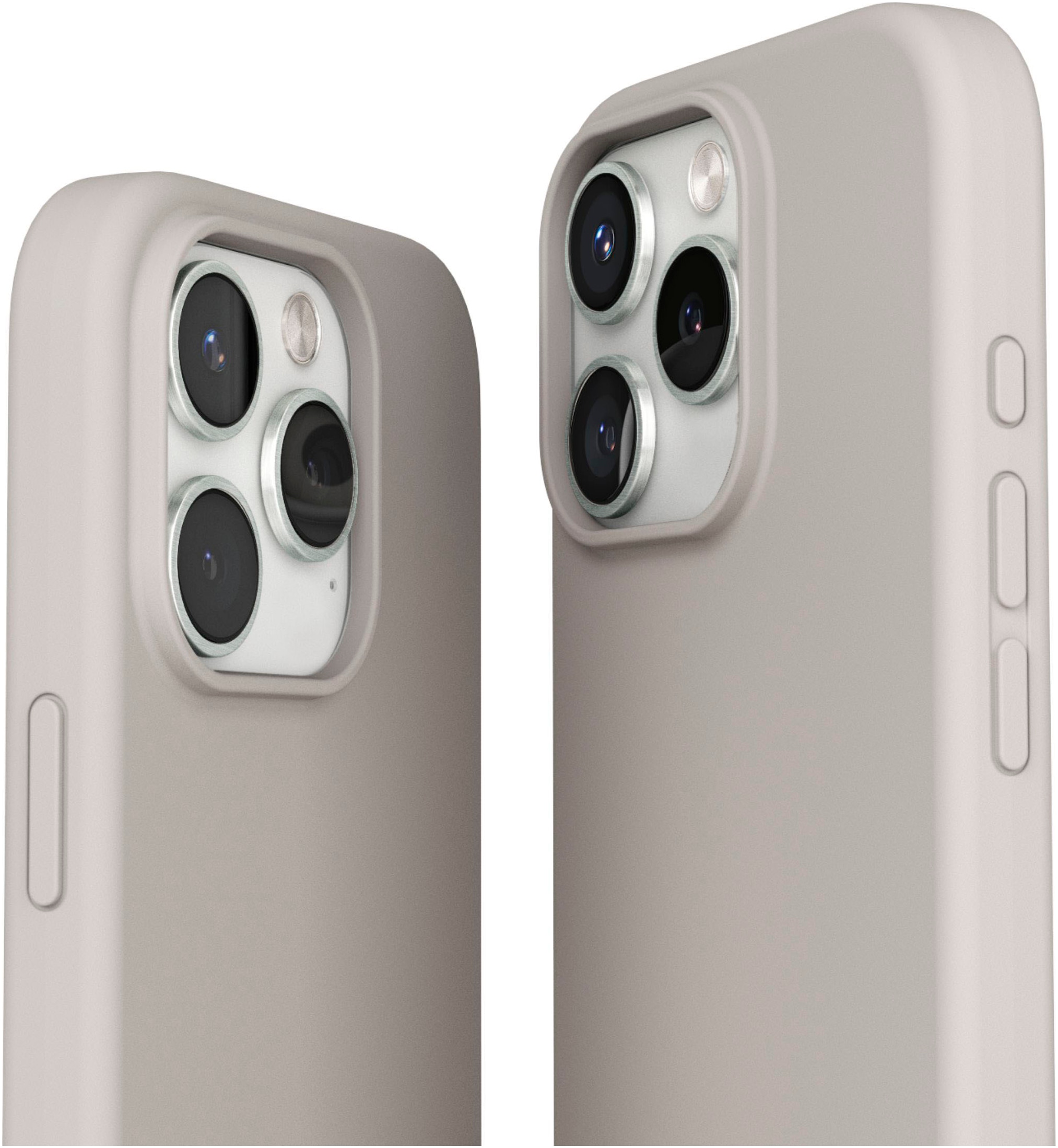 VONMÄHLEN Smartphone-Hülle »iPhone 16 Pro, Soft Silicone Case - Cream«