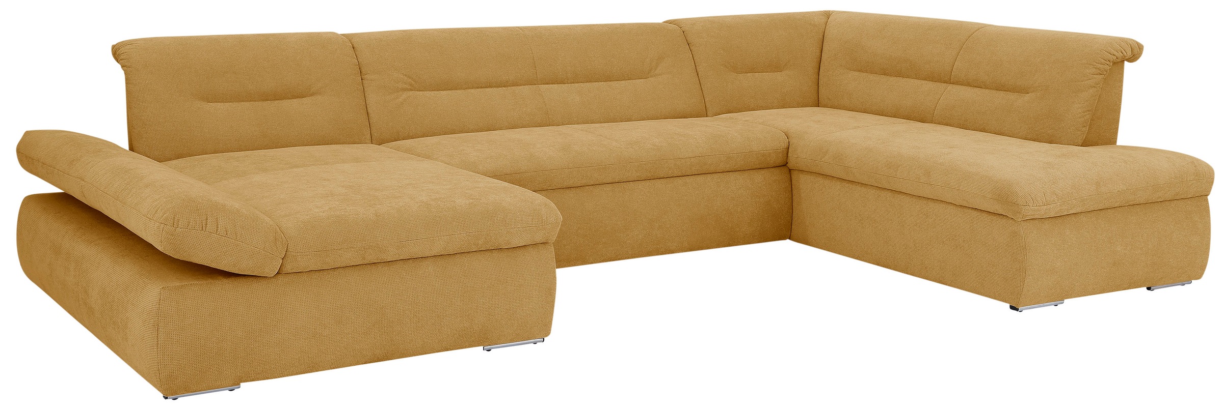 INOSIGN Wohnlandschaft »Avesa U-Form«, Wahlweise mit Armteilverstellung und Bettfunktion, B/T/H: 355/216/80cm