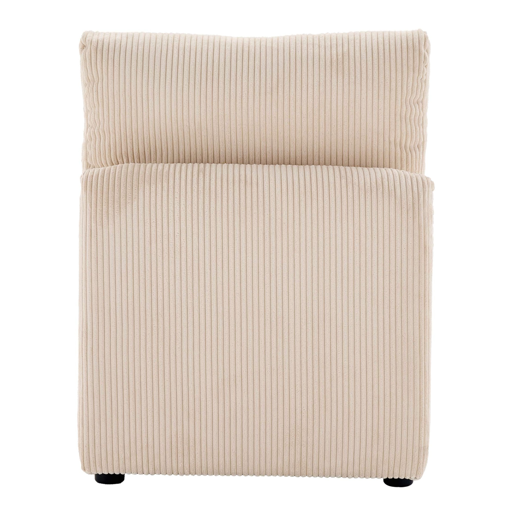 Dorel Home Sessel »STILHUS Sofa-Mittel-Element, mit Stauraum, Breite 65 cm, Cord-Bezug« als Modul oder separat verwendbar - individuell kombinierbar