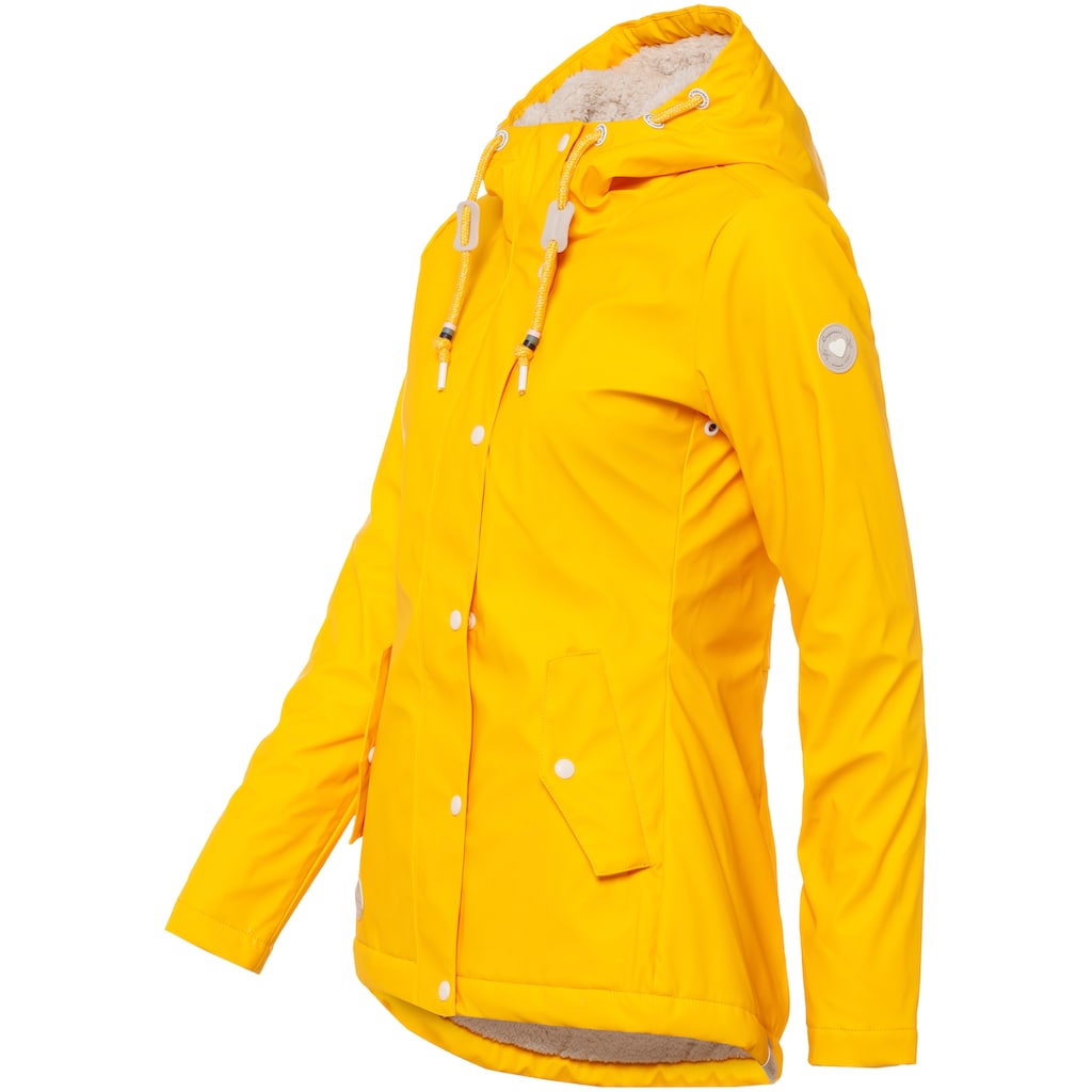 Ragwear Regenjacke »MARGE«, mit Kapuze, Waterproof, aus wasserabweisendem Material mit abgedichteten Nähten