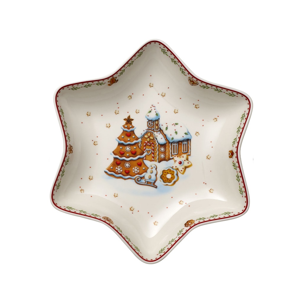 Villeroy & Boch Schale »Sternschale Lebkuchendorf Winter Bakery Delight 360 ml bunt«