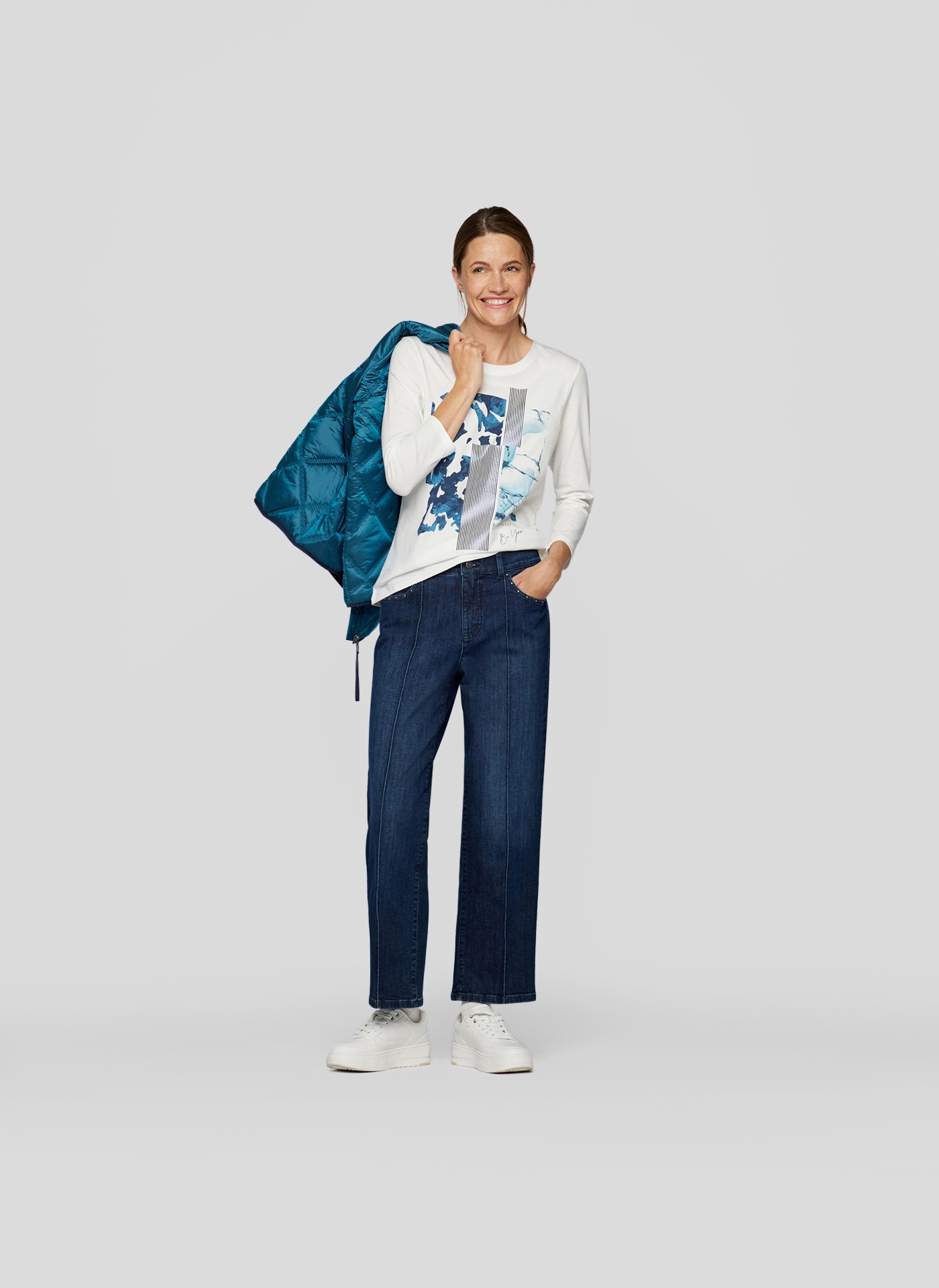 Rabe 3/4-Arm-Shirt, mit Print