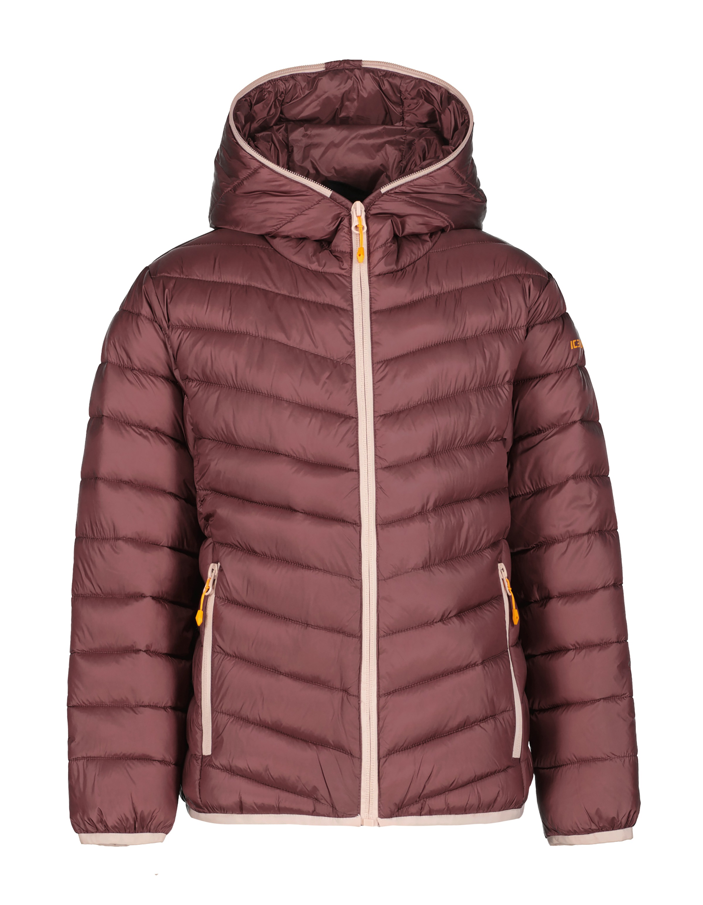 Icepeak Funktionsjacke »PENIG JR - für Kinder«, mit Kapuze, mit kontrastfarbenem Logoschriftzug am Oberarm