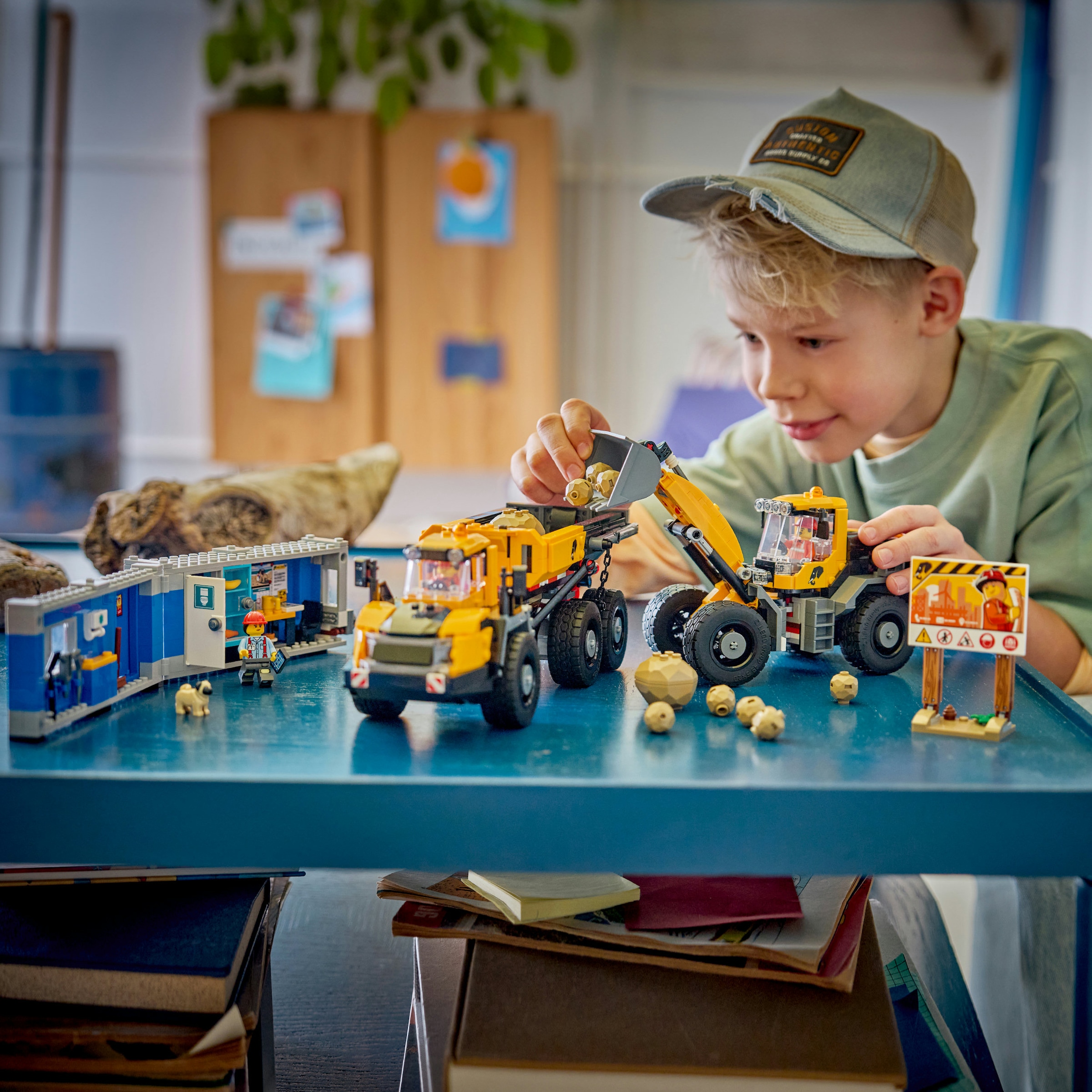 LEGO® Konstruktionsspielsteine »Kipplaster und Schaufellader (60494), LEGO City« Made in Europe