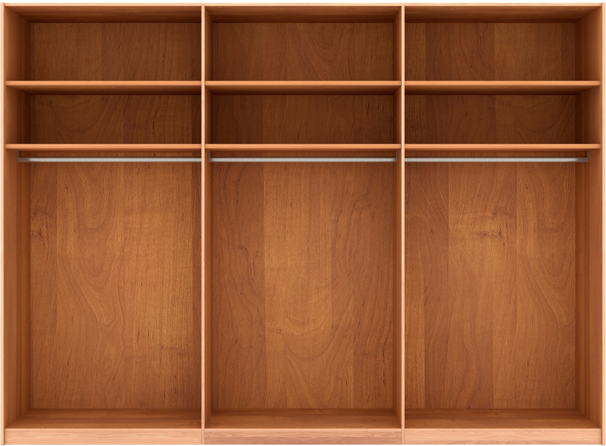 Musterring Schwebetürenschrank »Sorrent, Kleiderschrank, Schrank, Schiebetüren«, (Teilmassiv Eiche, MADE IN GERMANY), Türen in Eiche massiv mit Kassetten-Optik, verschiedene Maße verfügbar