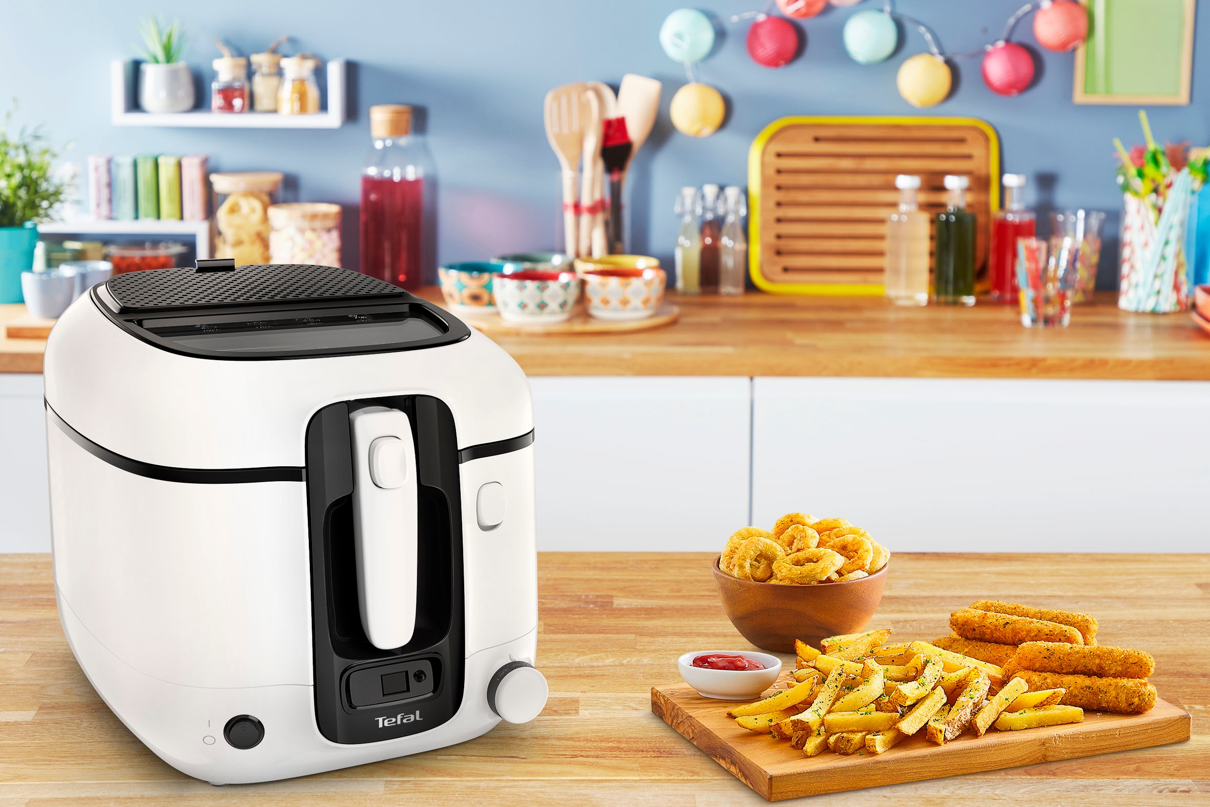 Tefal Fritteuse »Super Uno«, 1800 W, Fassungsvermögen 2,2 l, Timer, Kapazität: 2,2 L, einfache Reinigung, Geruchsfilter, FR3140