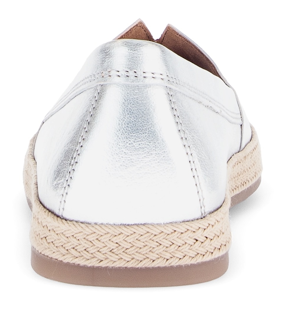 Gabor Slipper  , Schlupfschuh, Bequemschuh, Flats mit jutebezogenem Plateau