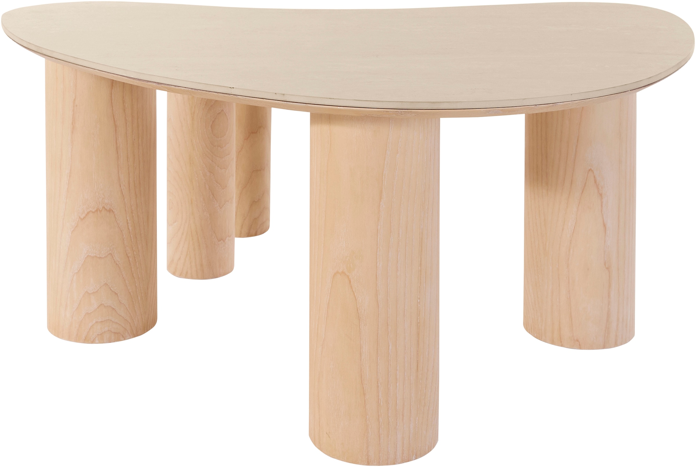 homsy by Ana Johnson Couchtisch »Laysy« Set, 2 Stk. tlg. mit einer Keramikplatte und massiven Eschenholzbeinen