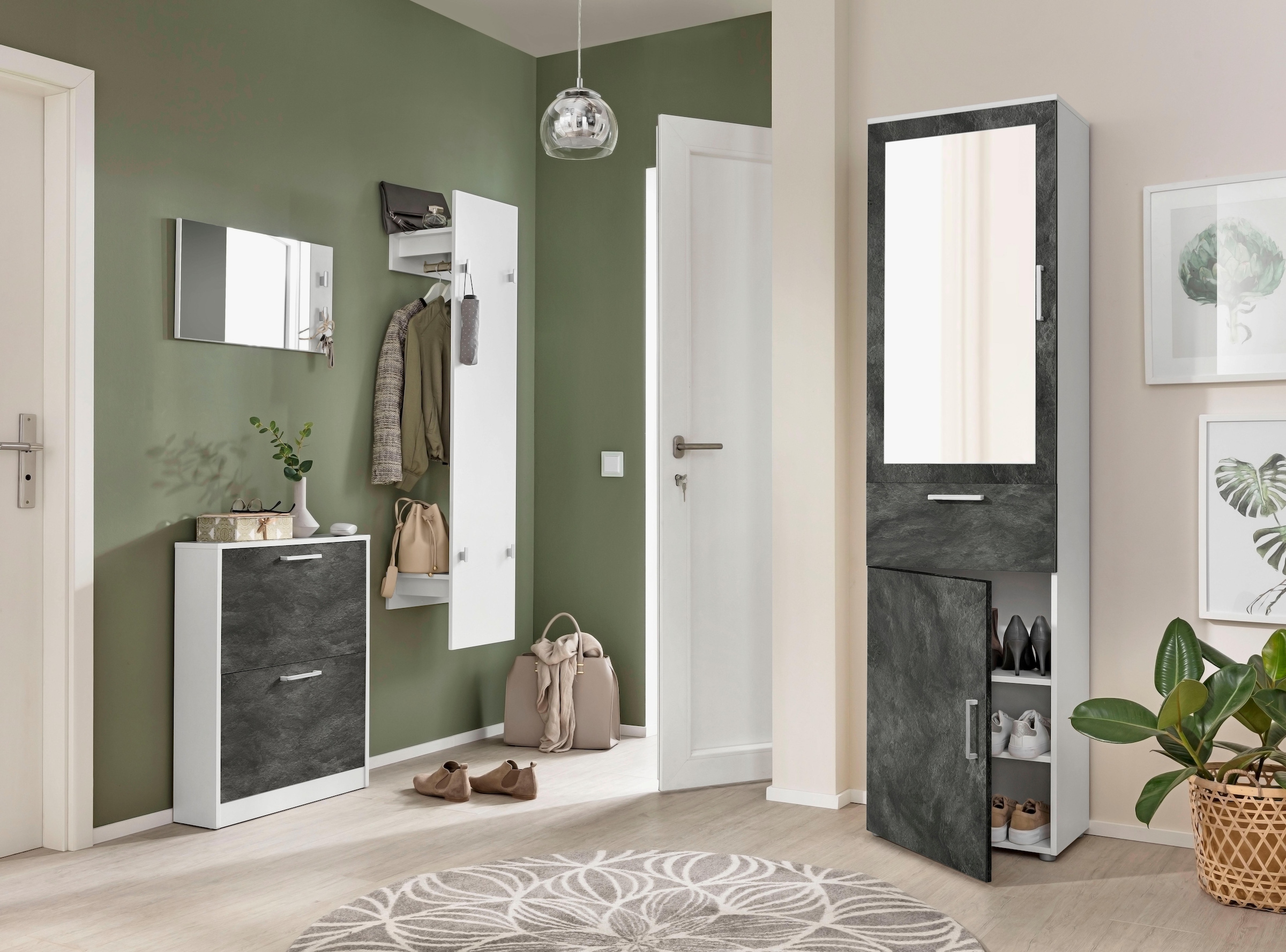 Paroli Garderobenschrank »Susa« mit Spiegel