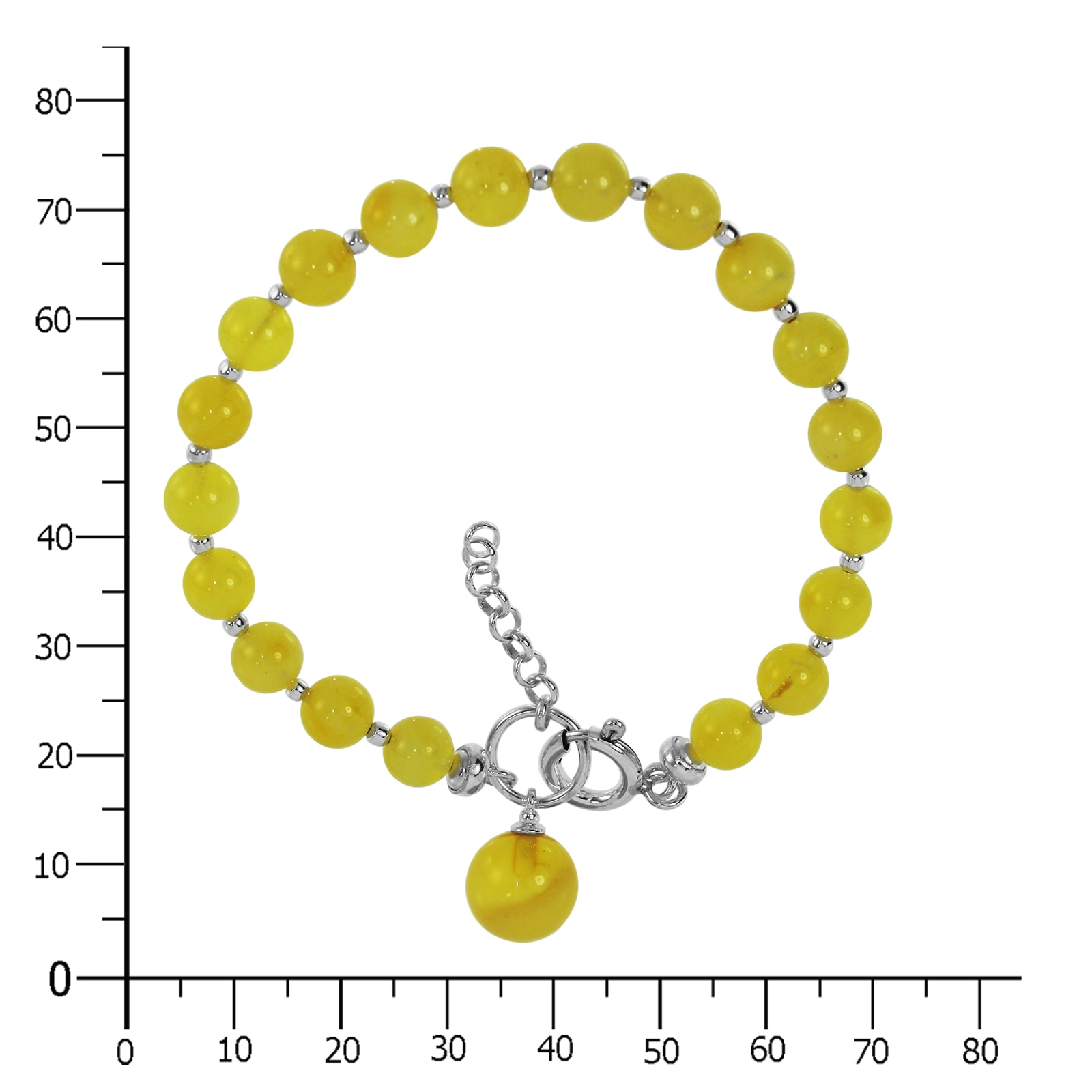 OSTSEE-SCHMUCK Armband »- Andrine - Silber 925/000 - Bernstein«