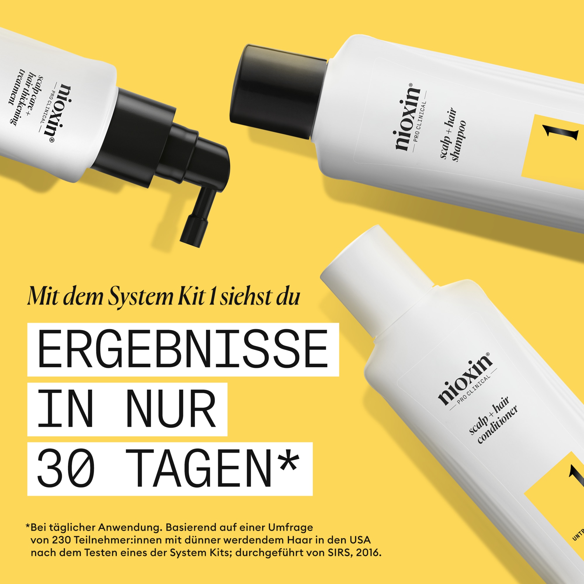 Nioxin Kopfhaut-Pflegelotion »System 1 Leave-on Treatment« mehr Volumen, schützt vor Haarbruch, voller wirkendes Haar