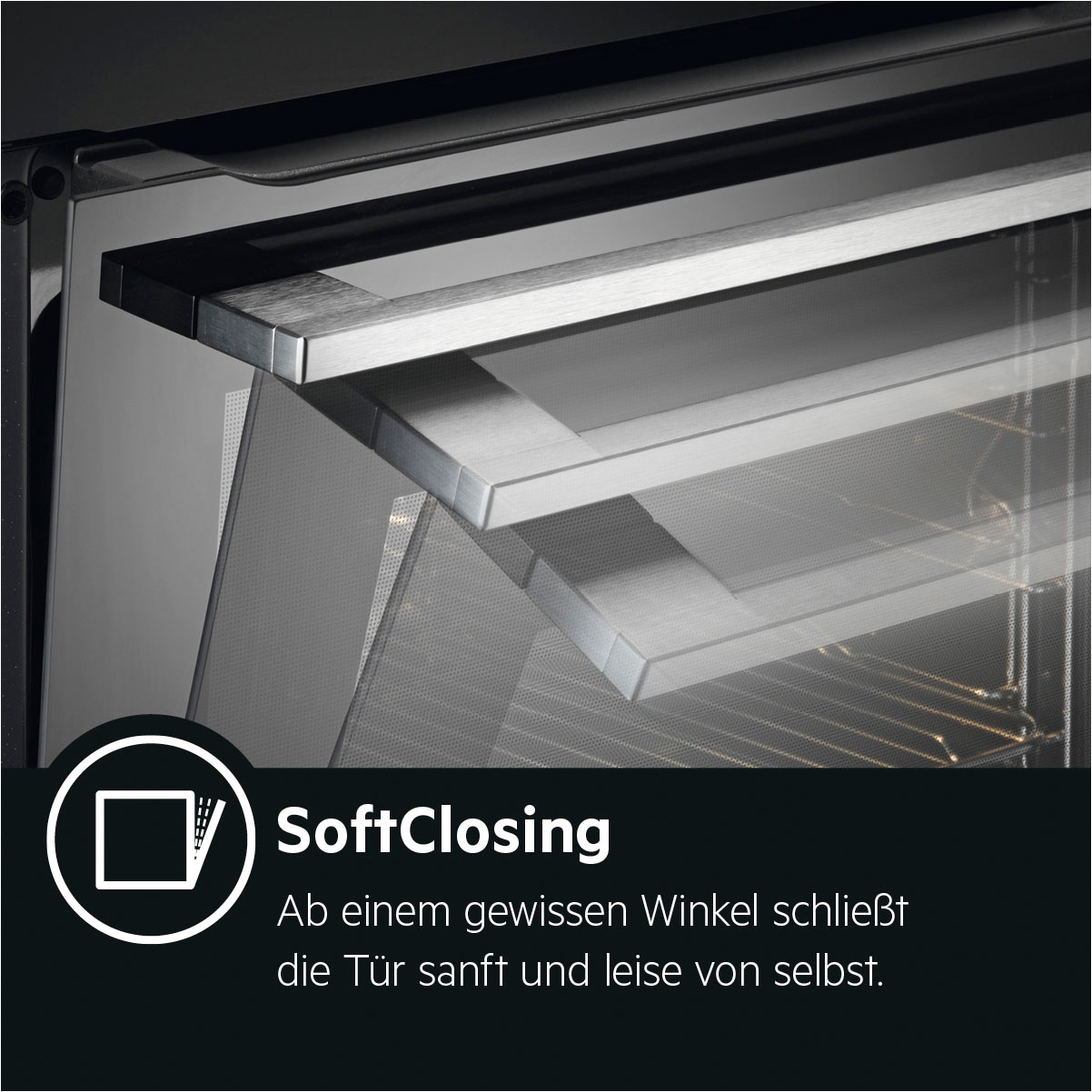 AEG Einbaubackofen Serie 7000 »BSS57606BM 949 494 825«, mit Vollauszug, Pyrolyse-Selbstreinigung