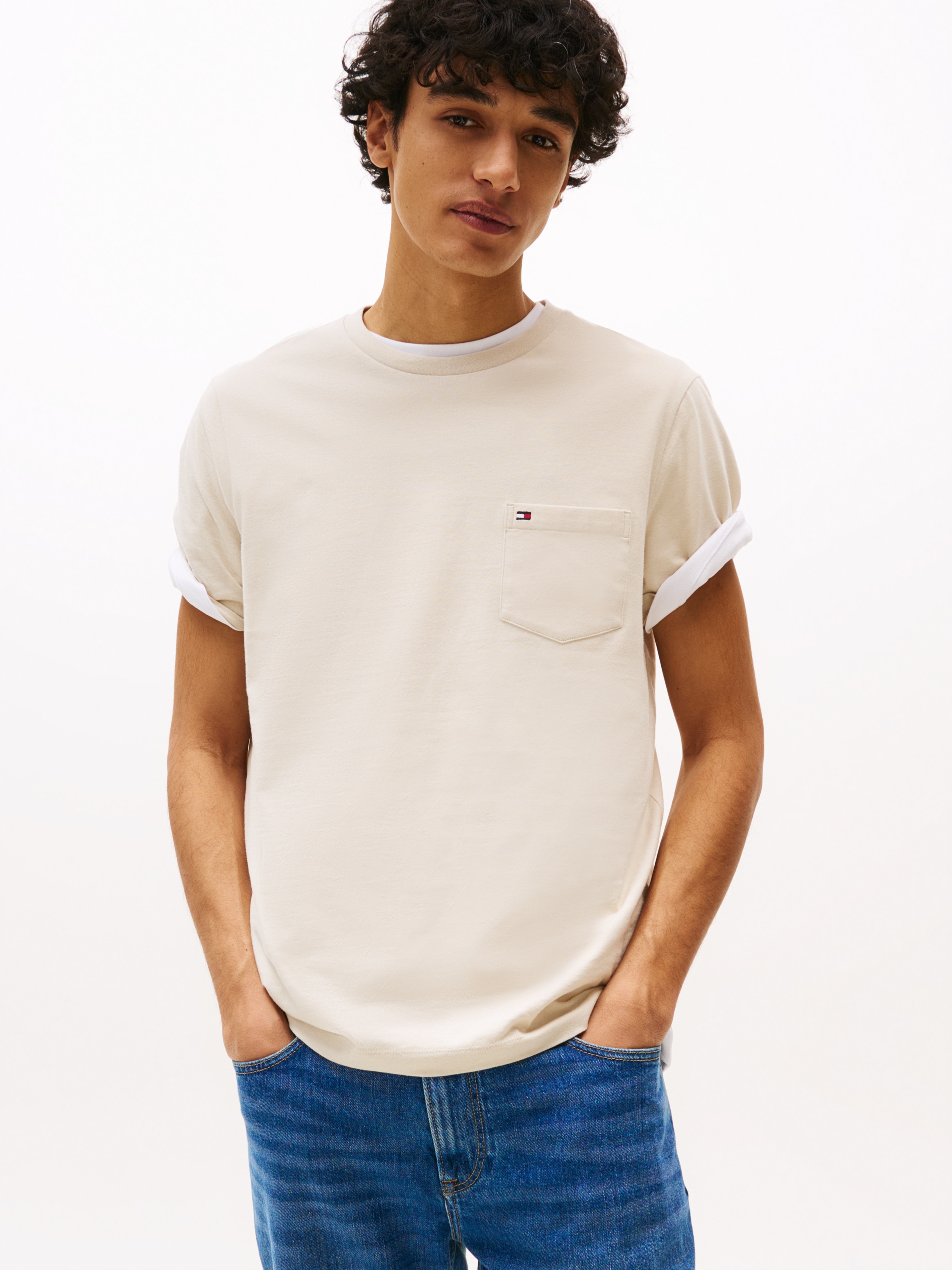 Tommy Hilfiger T-Shirt »ESSENTIAL SOLID POCKET TEE«