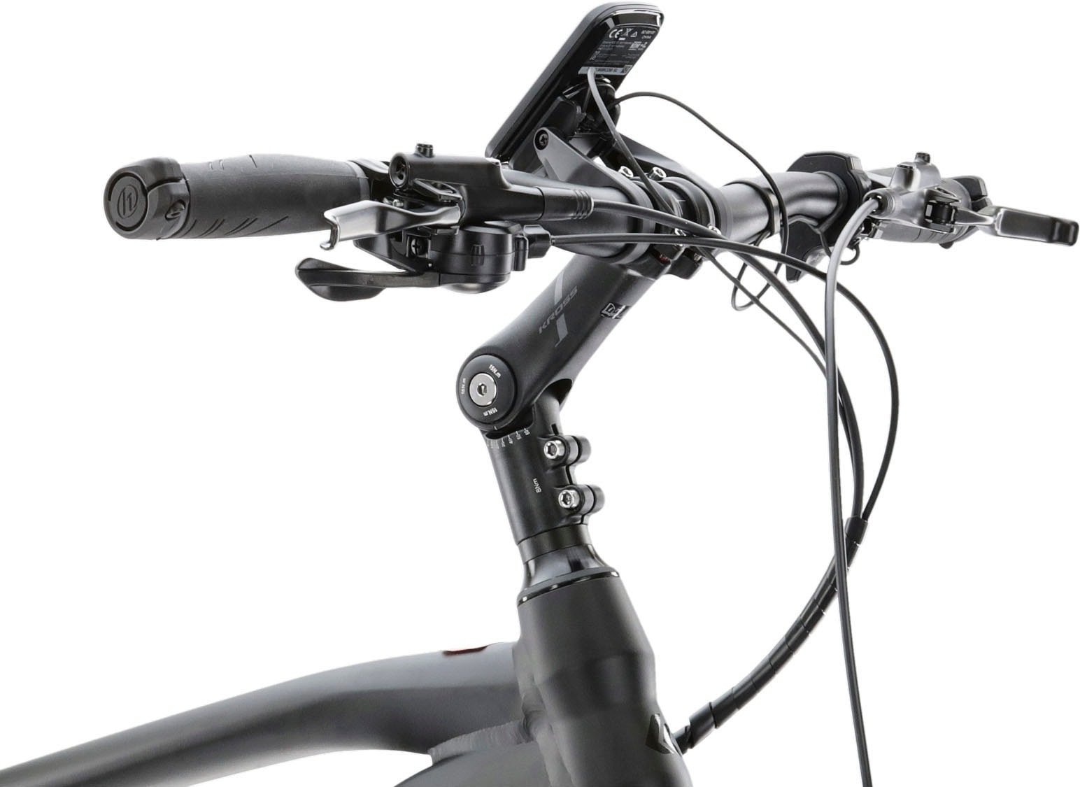 Kross E-Bike »E-Trekkingrad Trans Hybrid 4.0 28 Zoll schwarz«, 9 Gang, Shimano, Acera T3000, Mittelmotor 250 W, Pedelec, Elektrofahrrad für Herren