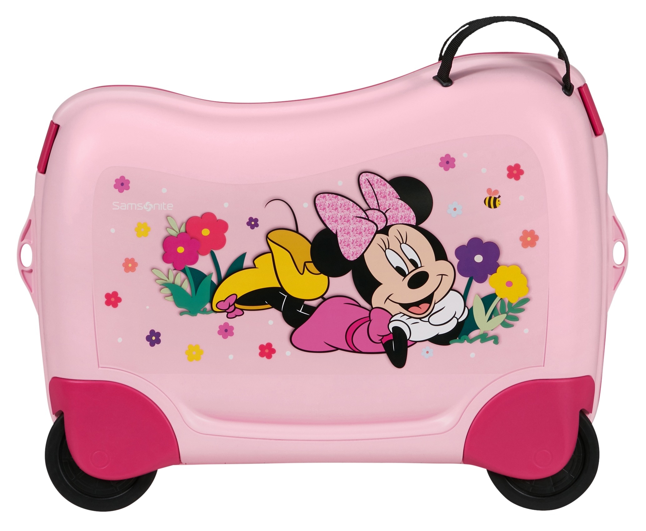 Samsonite Kinderkoffer »DREAM2GO DISNEY, Minnie Flower Power« 30 l 4 Rollen Ride-On Koffer Kinder-Reisekoffer