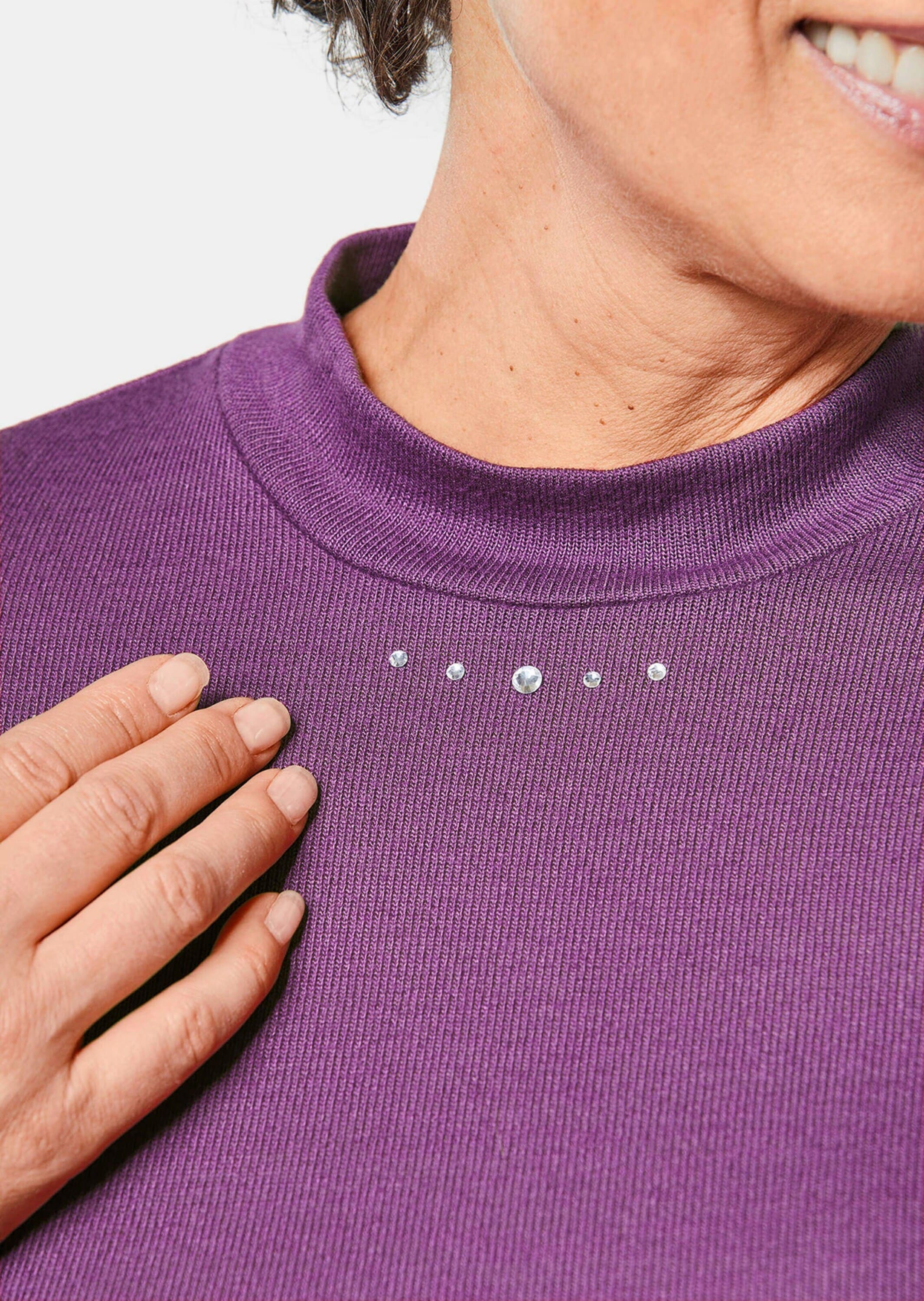 GOLDNER Longpullover »Strickshirt Strickshirt«