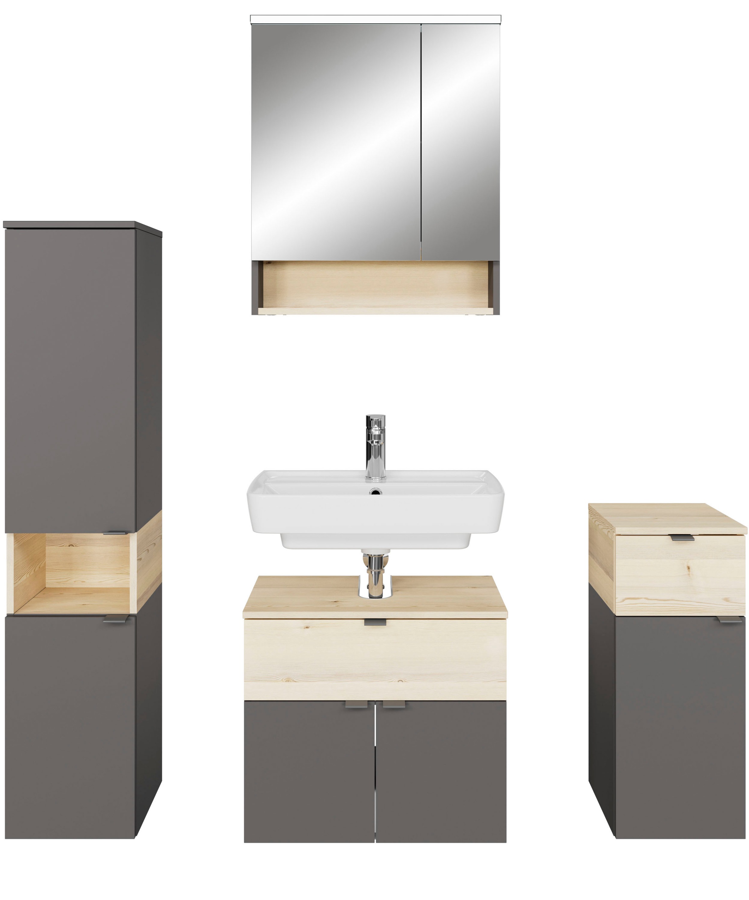 Saphir Badmöbel-Set »Quickset 394« Komplett-Set, 4 Stk. tlg.