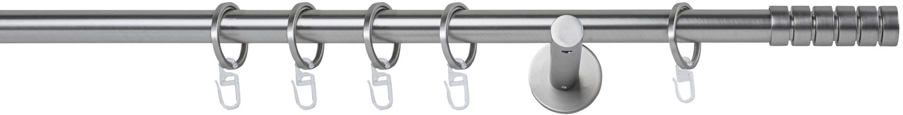 mydeco Gardinenstange »20mm Rillcube Wandträger 12 cm«, 1 läufig-läufig, Fixmaß