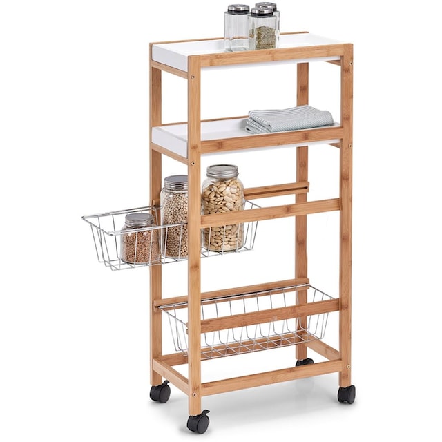 Zeller Present Küchenwagen »Bamboo«, mit vier Ablagemöglichkeiten auf  Rechnung kaufen