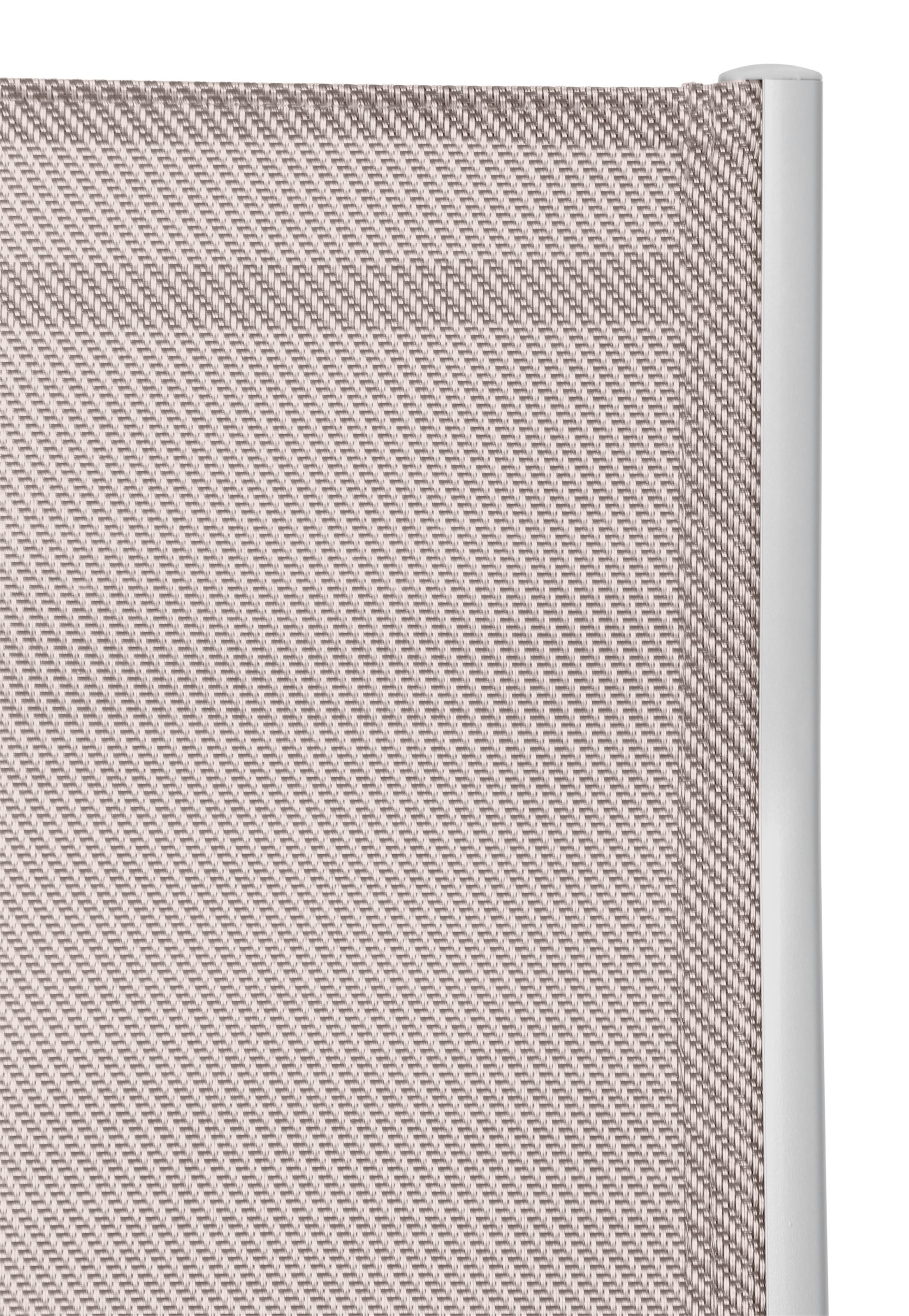 (7 online Garantie Alu/Textil Hochlehner, 6 cm, mit 3 XXL MERXX | Jahren Tisch Garten-Essgruppe 90x140-200 kaufen »Amalfi«, tlg.), ausziehbarer